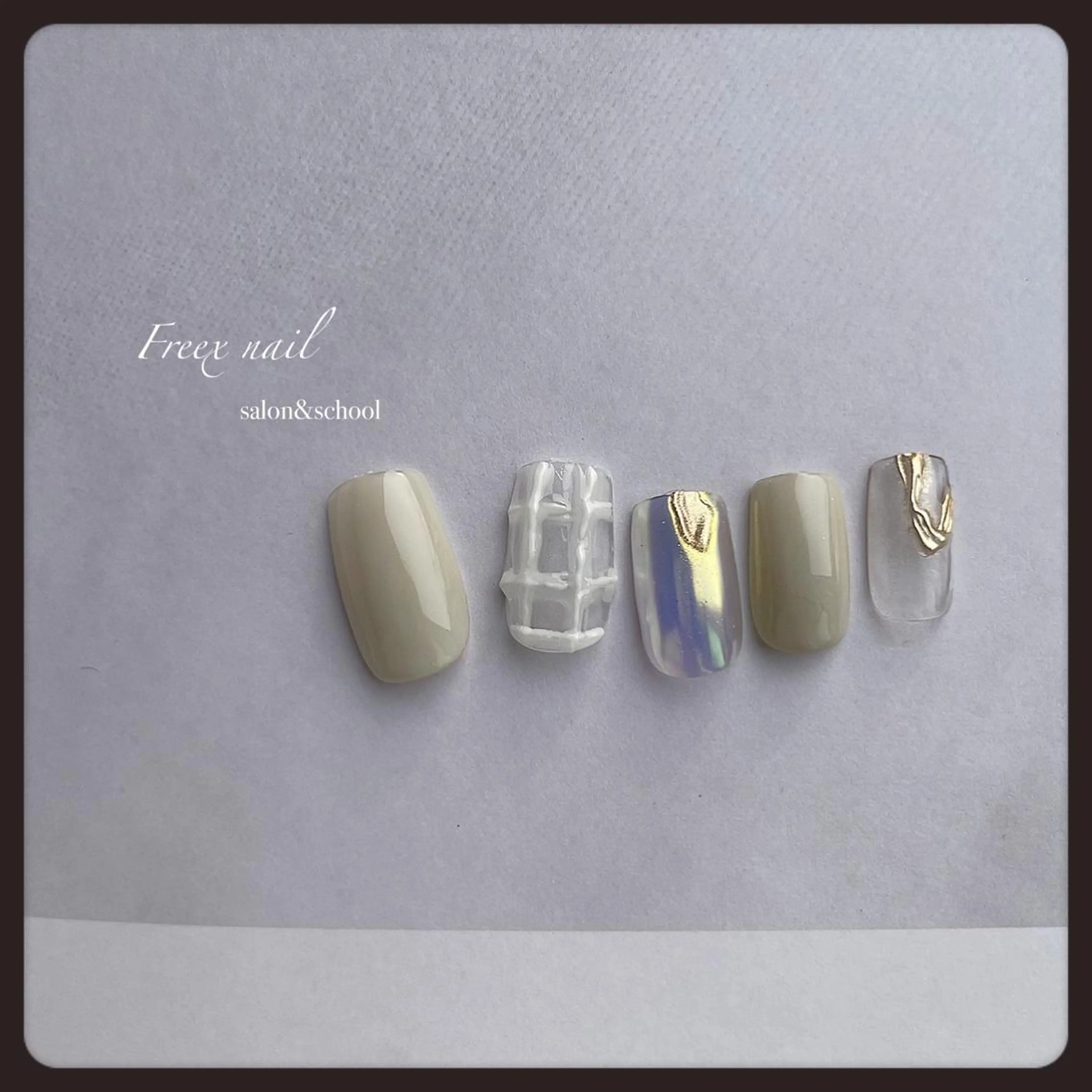 ネイル オーロラネイル 夏ネイル ハンドネイル ハンドケア Freex nail所属・freex nail /ニュアンス/個性派のネイルデザイン