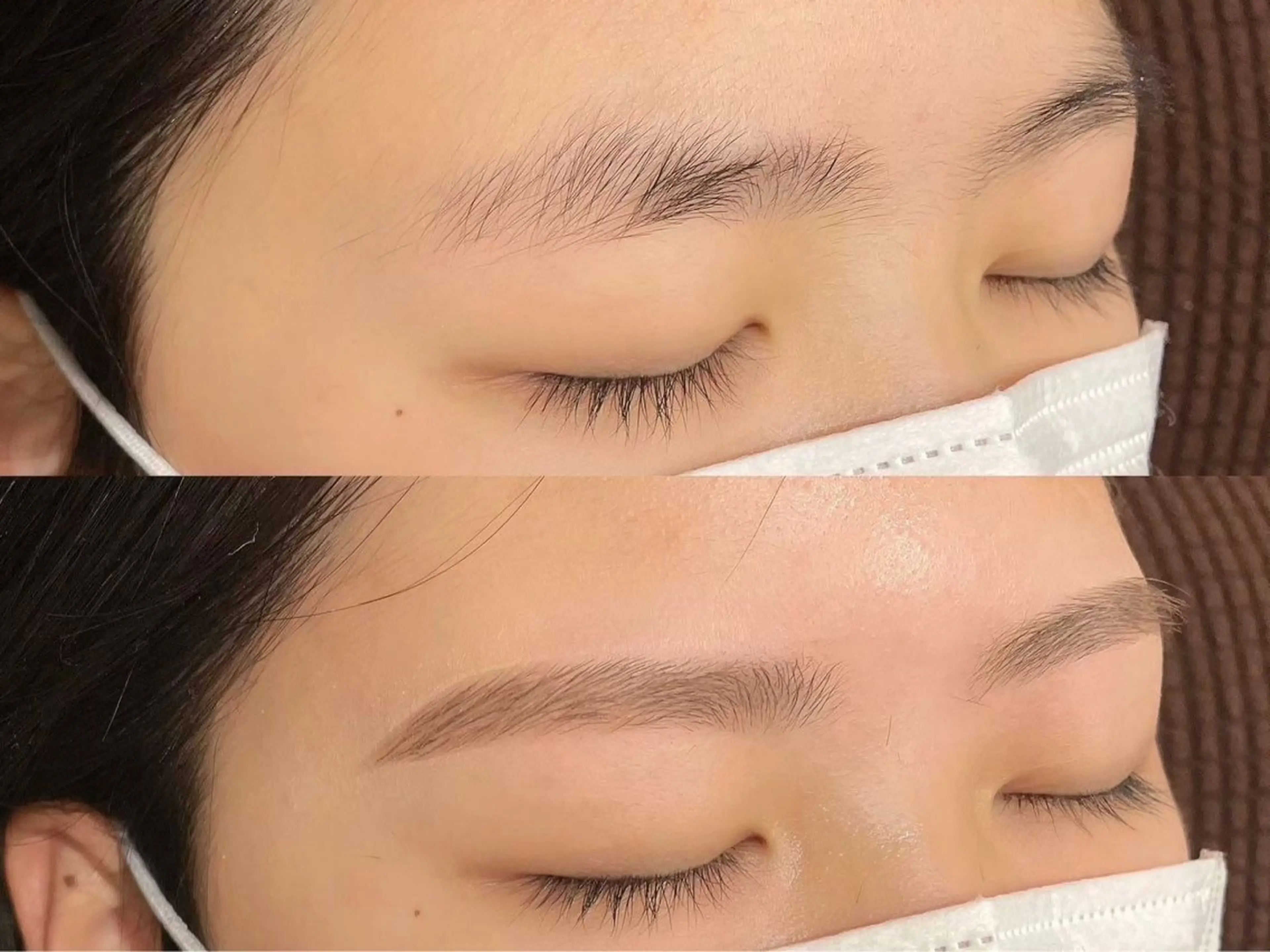 𓆛𓆜【🪞お出掛け前の方はコレ🪞】𓆛𓆜レディースアイブロウwax脱毛【メイク仕上げあり】の写真