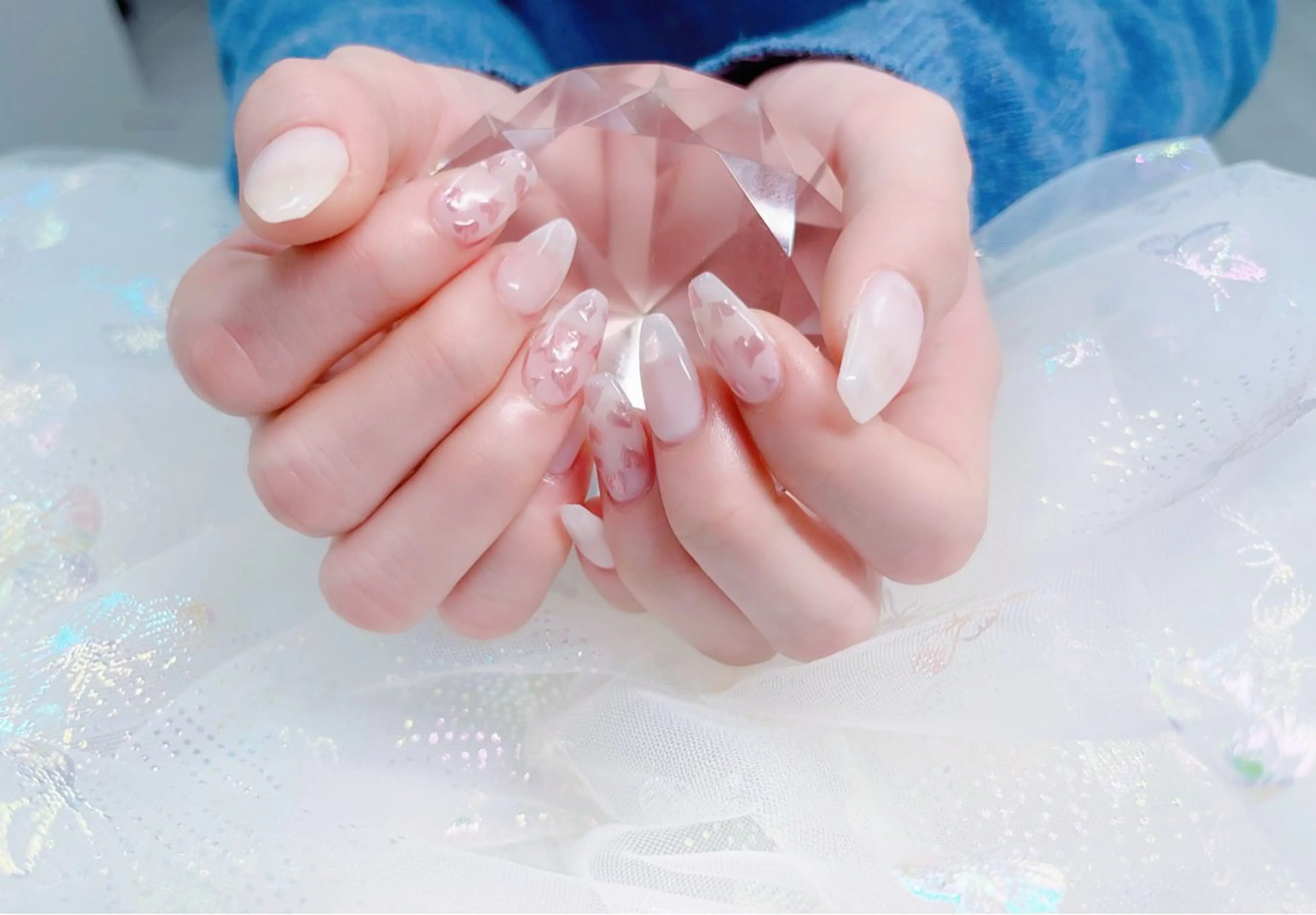 ネイル パーツ全部¥110 サロンミミのネイルデザイン