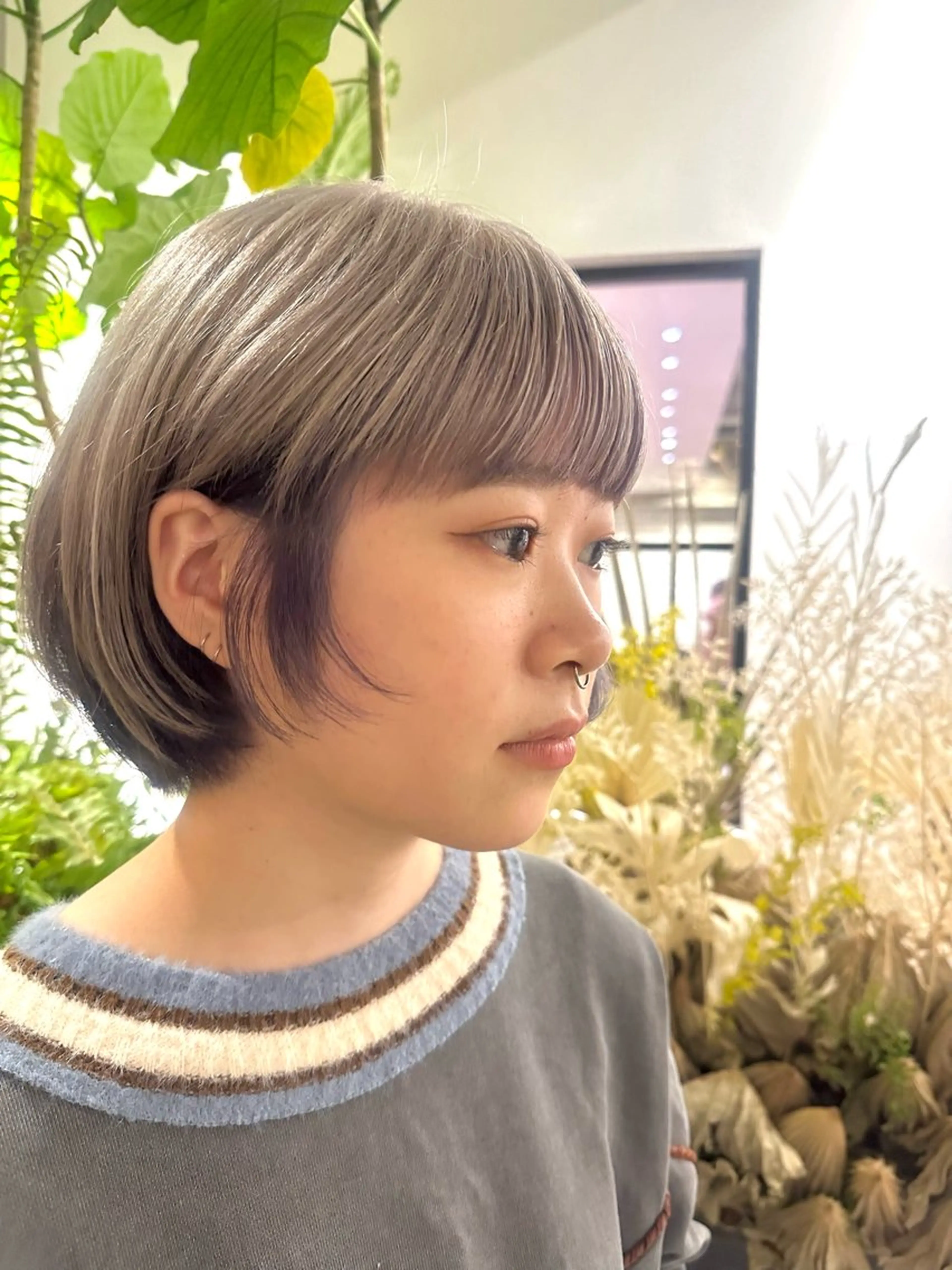 ショート なかの りなのヘアスタイル