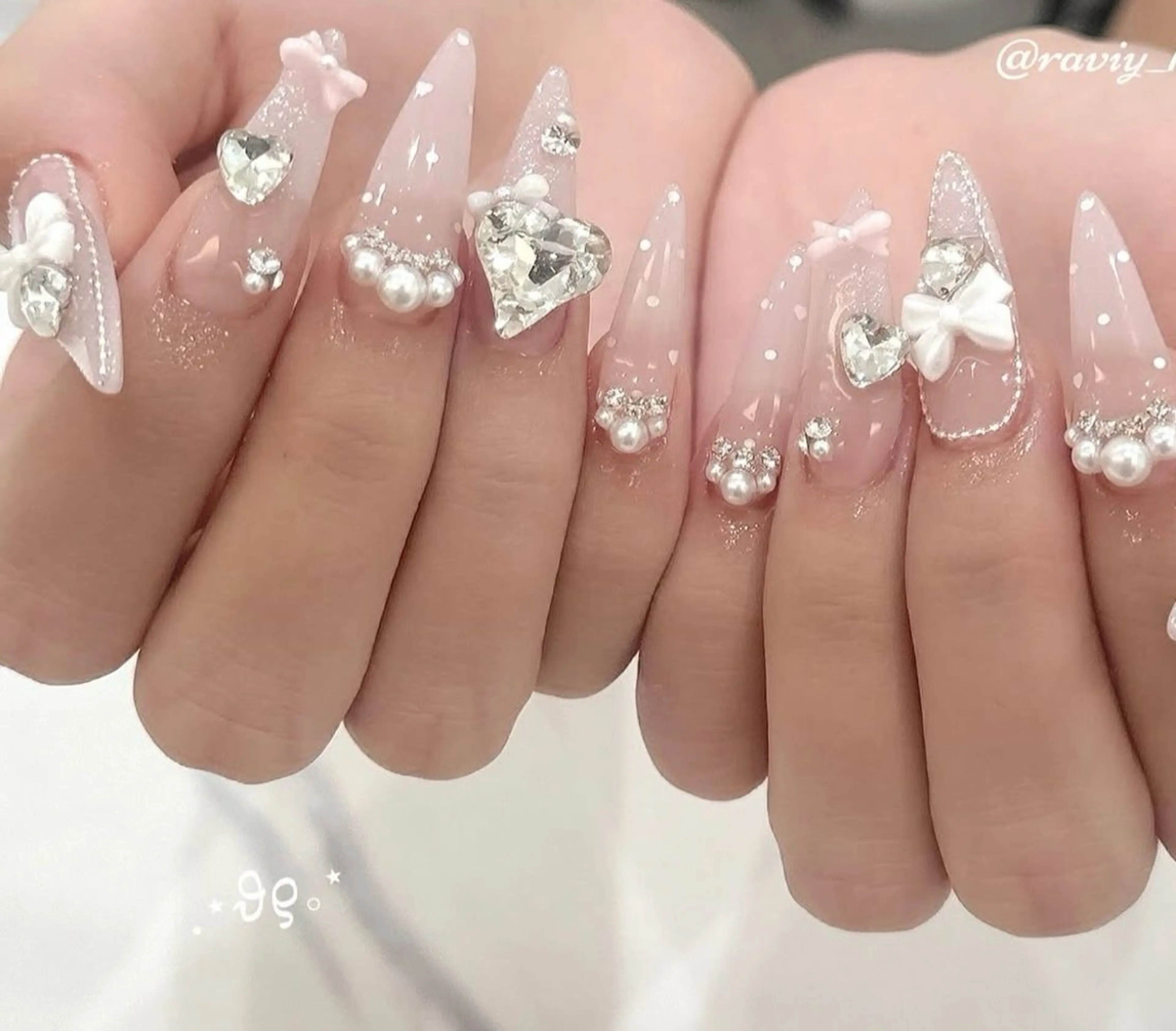 ネイル 韓国ネイル 持ち込み ニュアンスネイル ネイルチップ ハンドネイル TABI ANA.CHUOのネイルデザイン