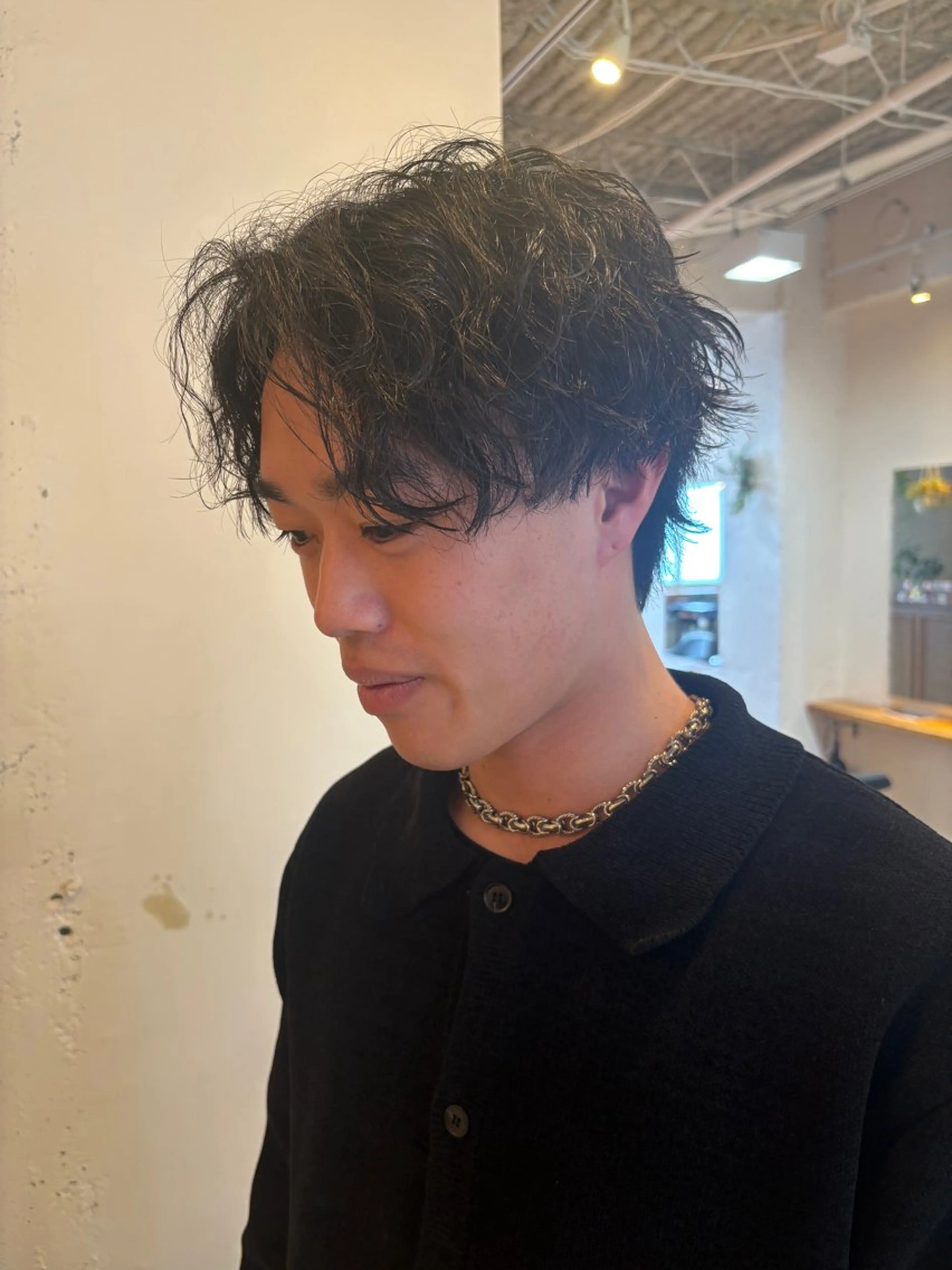 パーマ メンズ 韓国ヘア/wカラー レイヤー/RIN🎀のヘアスタイル