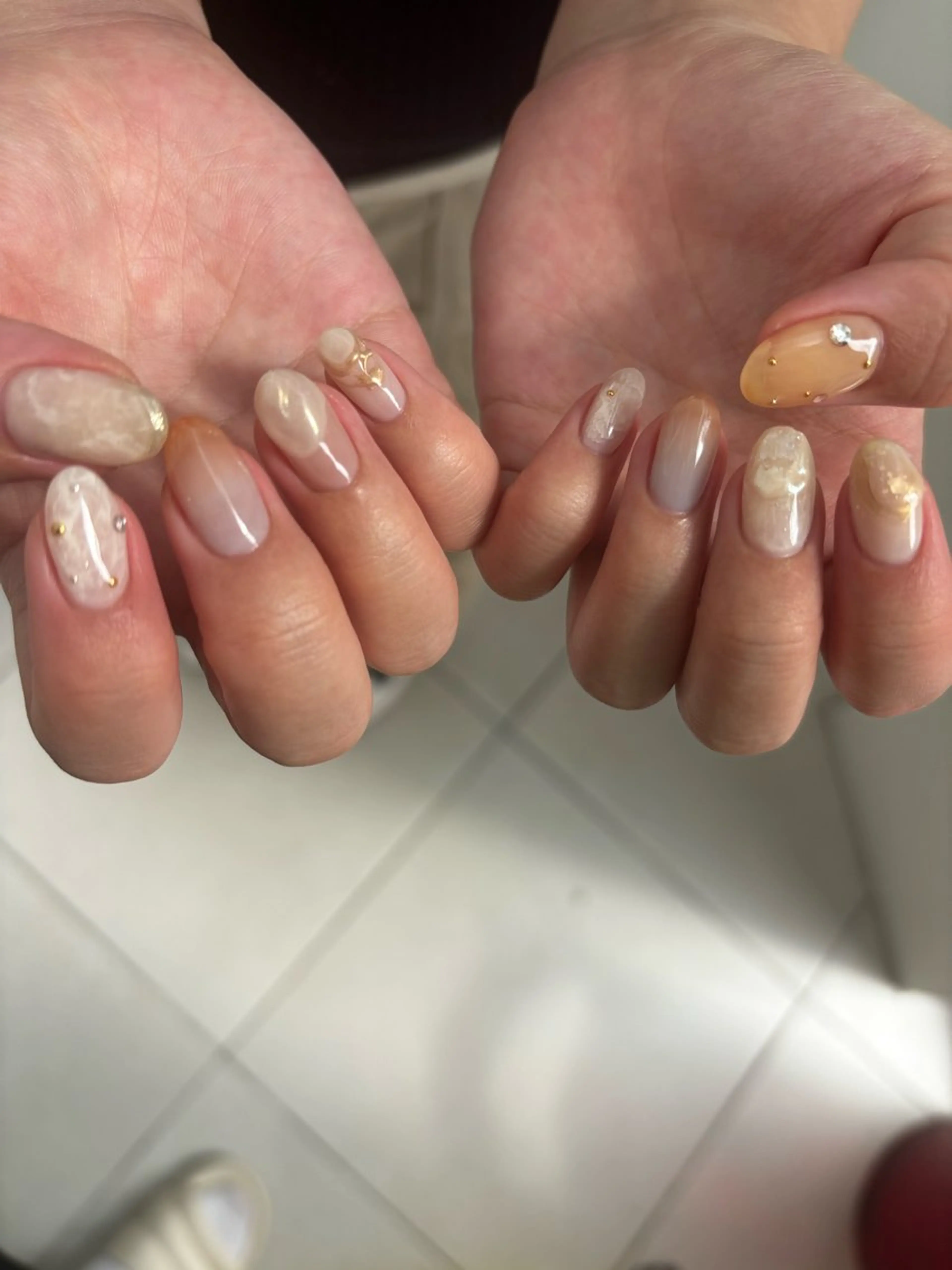 ネイル ハンドネイル Maede Kanaのネイルデザイン