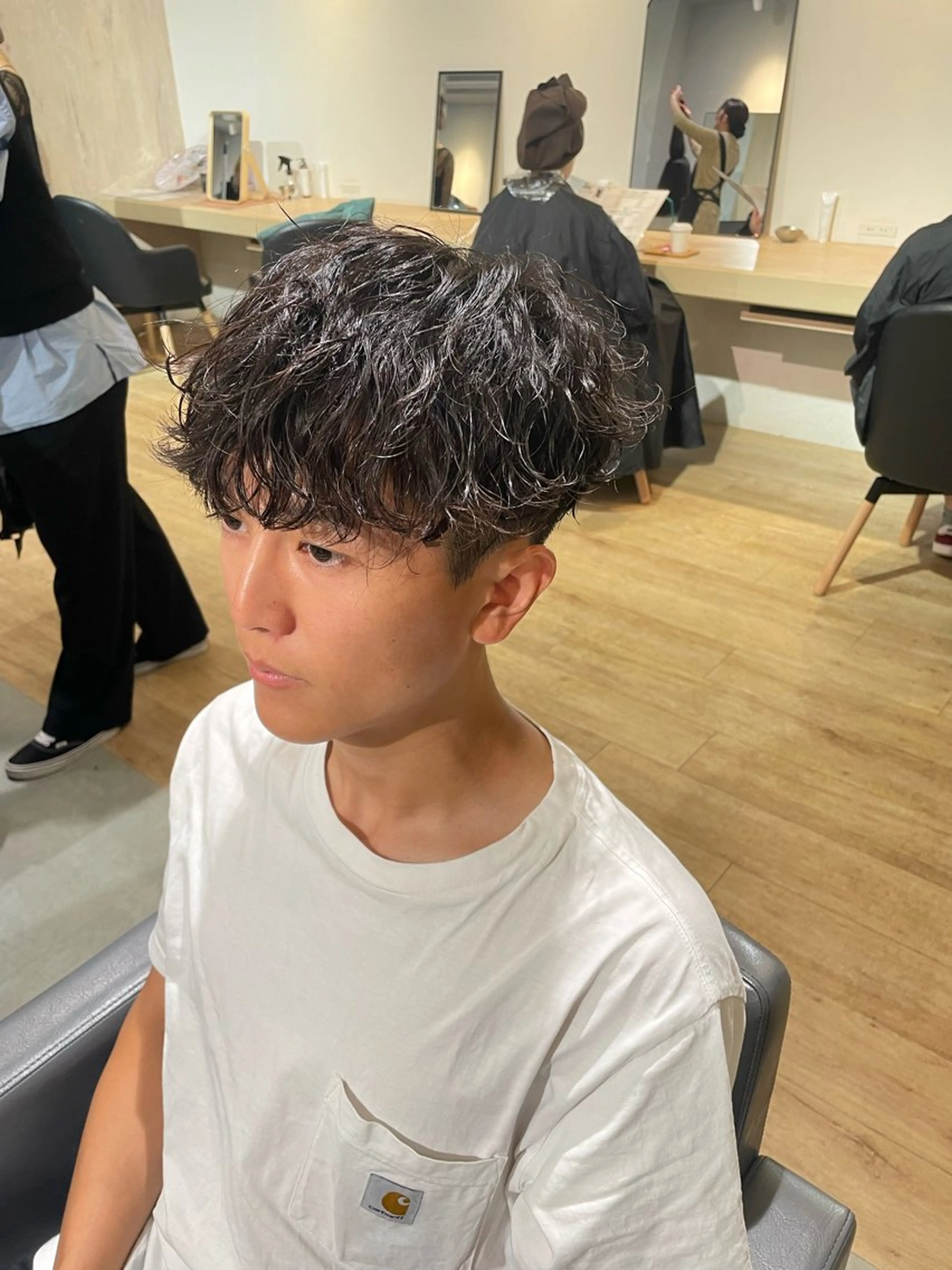 パーマ カット パーマ メンズパーマ梅田 ・川副史晶のヘアスタイル