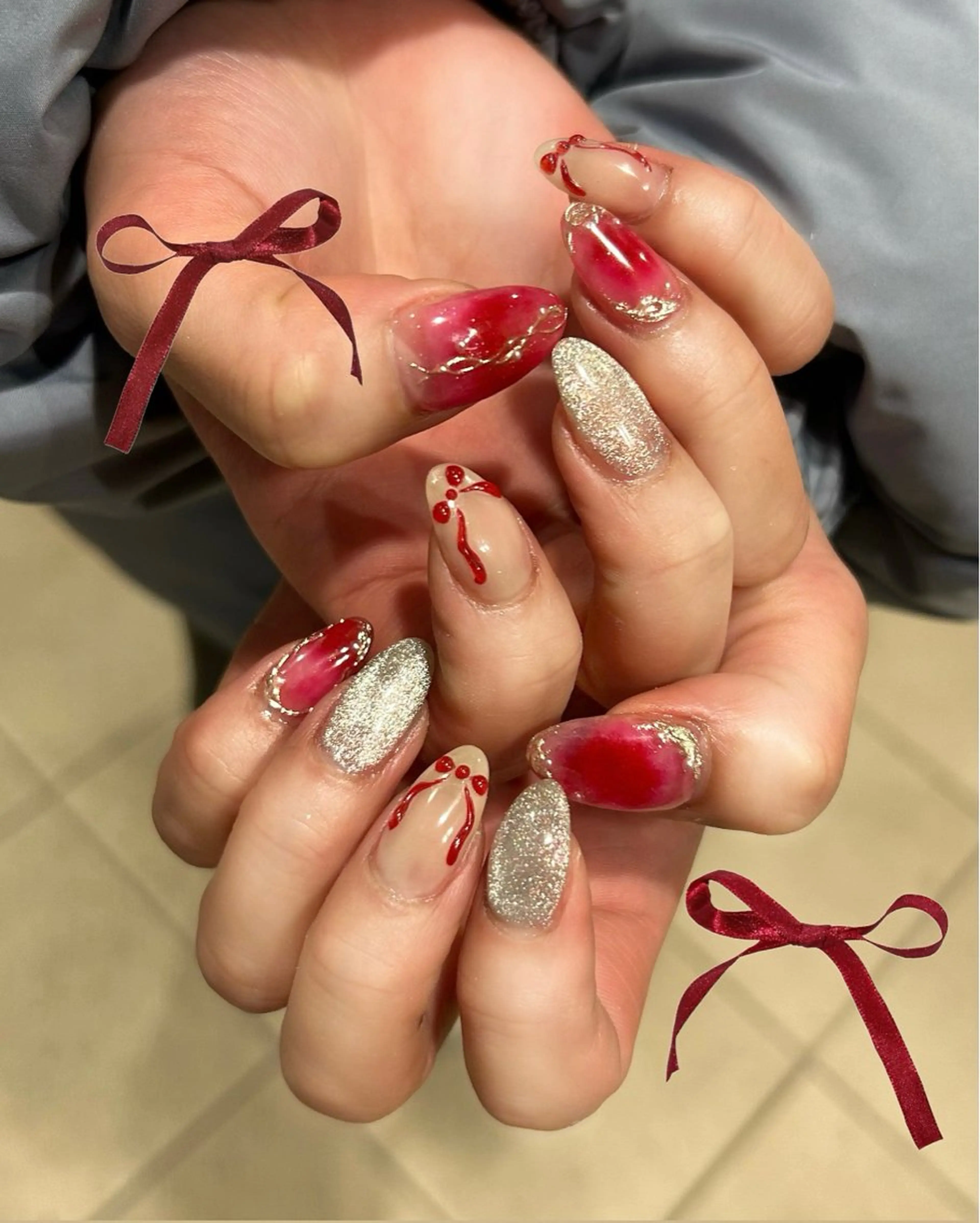 ネイル ハンドネイル フットネイル ASA nail / アート☀︎ニュアンスのネイルデザイン