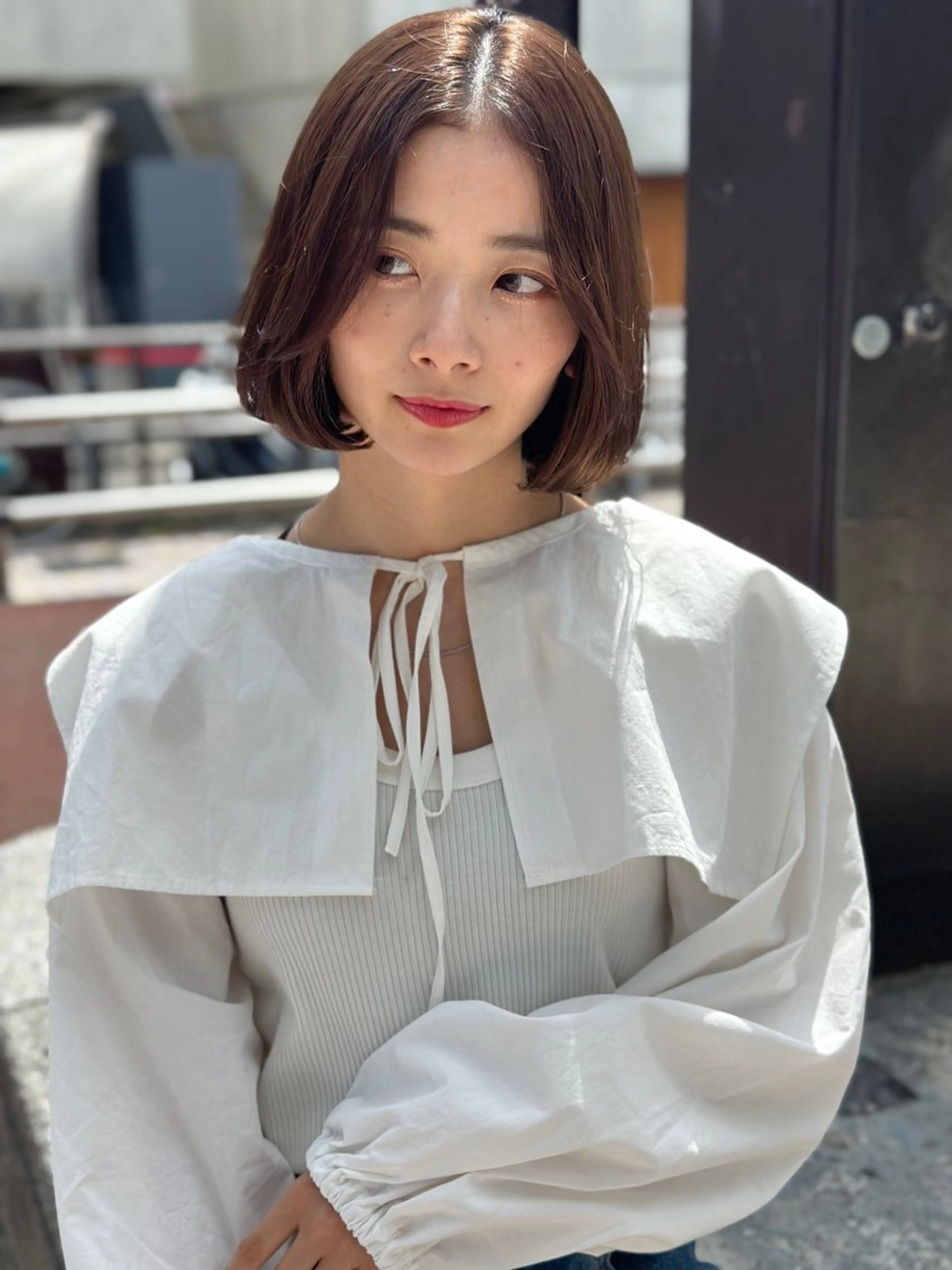 ショート レイヤー/ボブパーマ ⭐️NAOKIのヘアスタイル