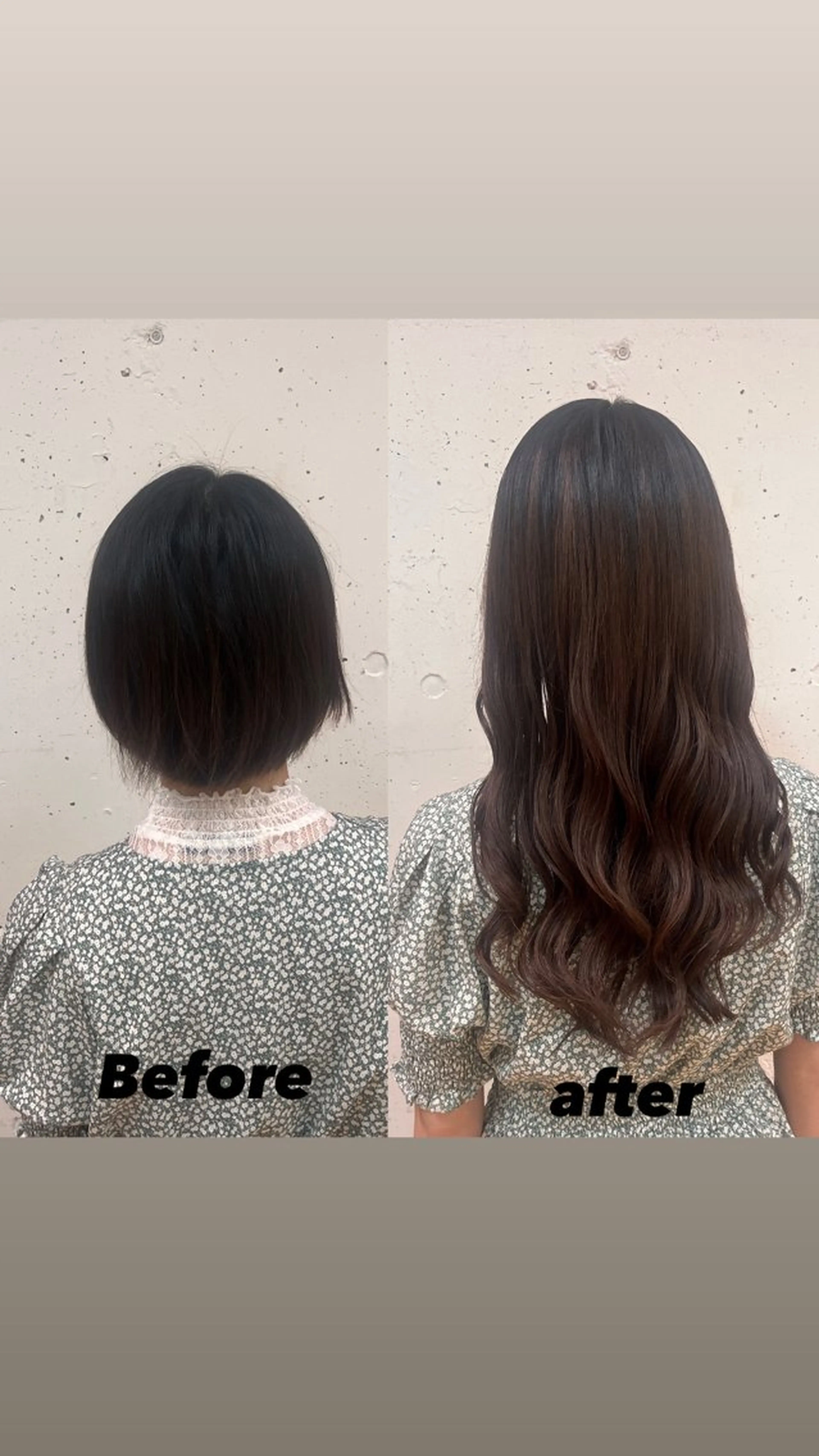 【ご新規様限定】ボブからショート プレミアムエクステ80～100本付け放題🎀の写真