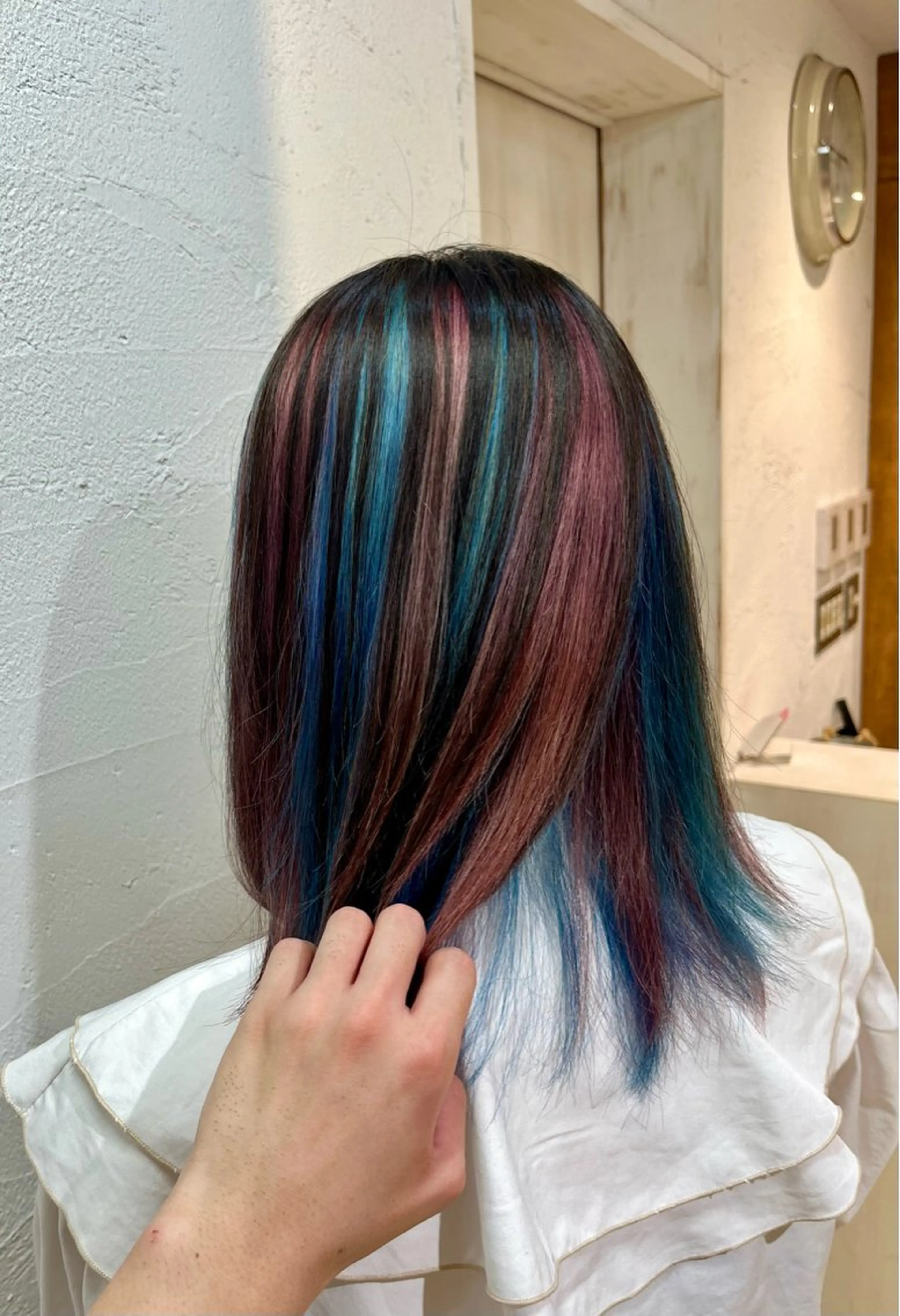 ミディアム メイク/ケアカラー 🐬HIKARU🐬のヘアスタイル