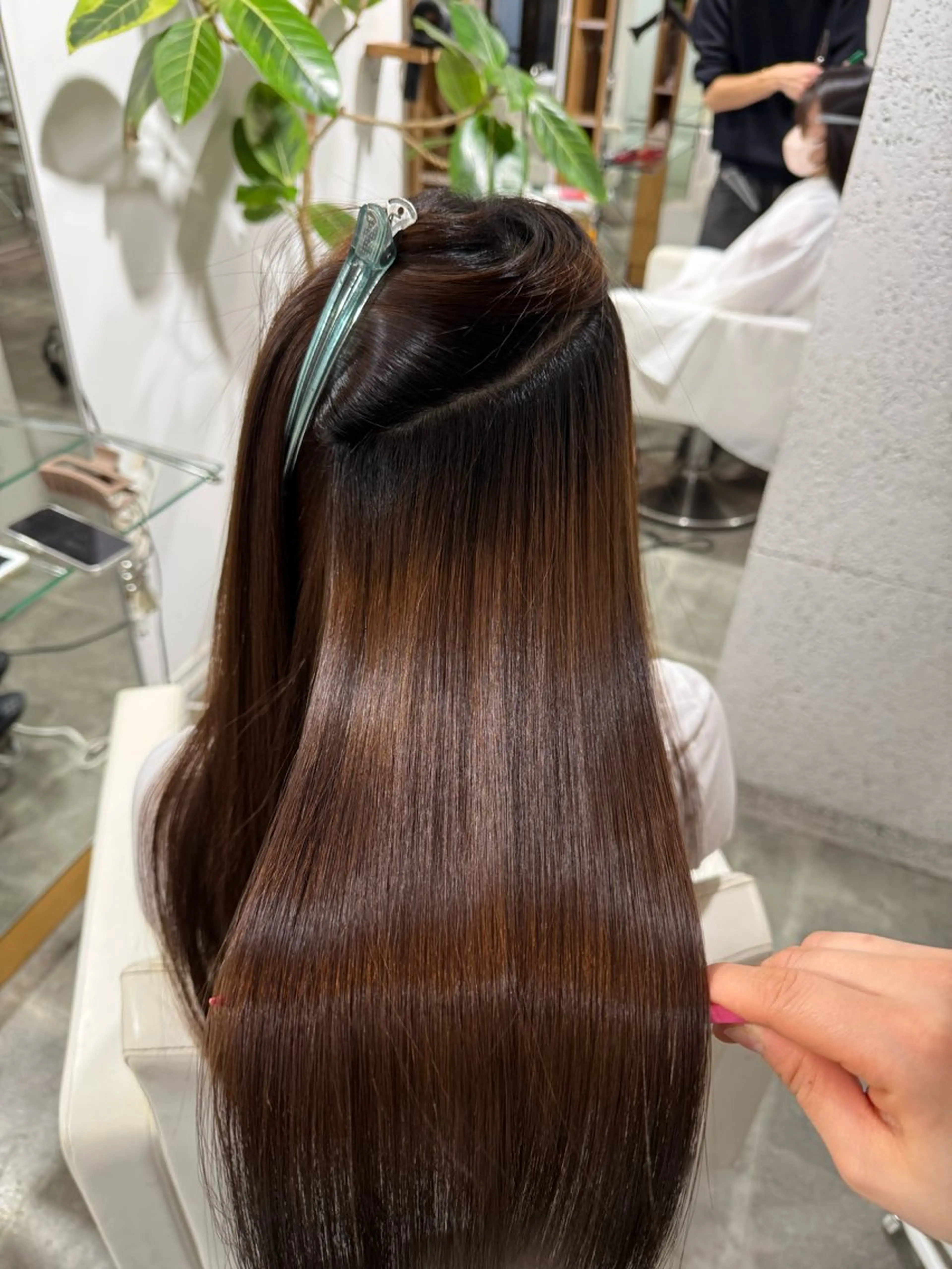 ロング 縮毛矯正 縮毛矯正 原宿♡透明感カラー♡ 縮毛矯正【MAYU】のヘアスタイル