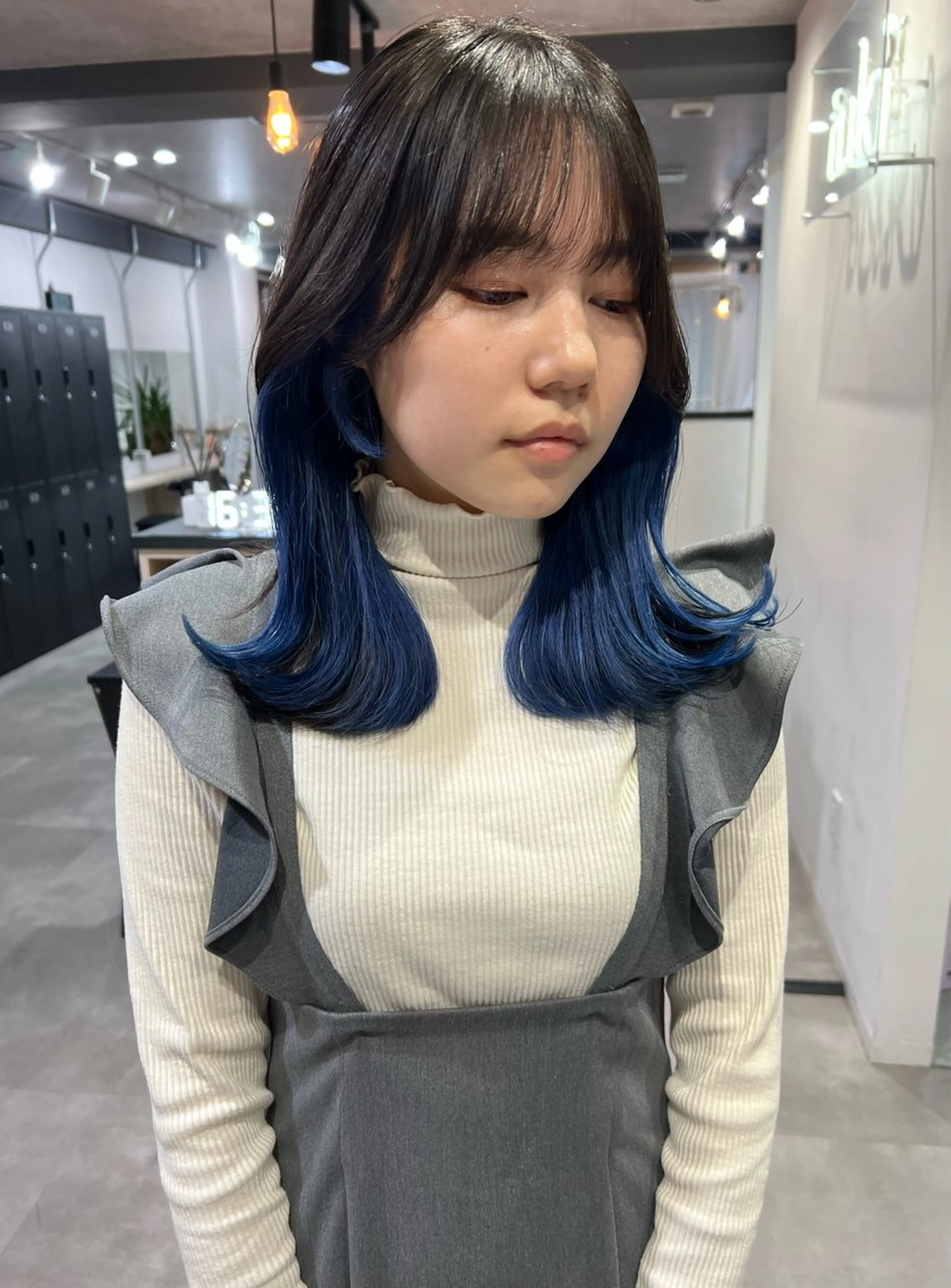 【ケアブリーチ🌿】似合わせカット+イヤリングカラー+オージュアトリートメント🪽の写真