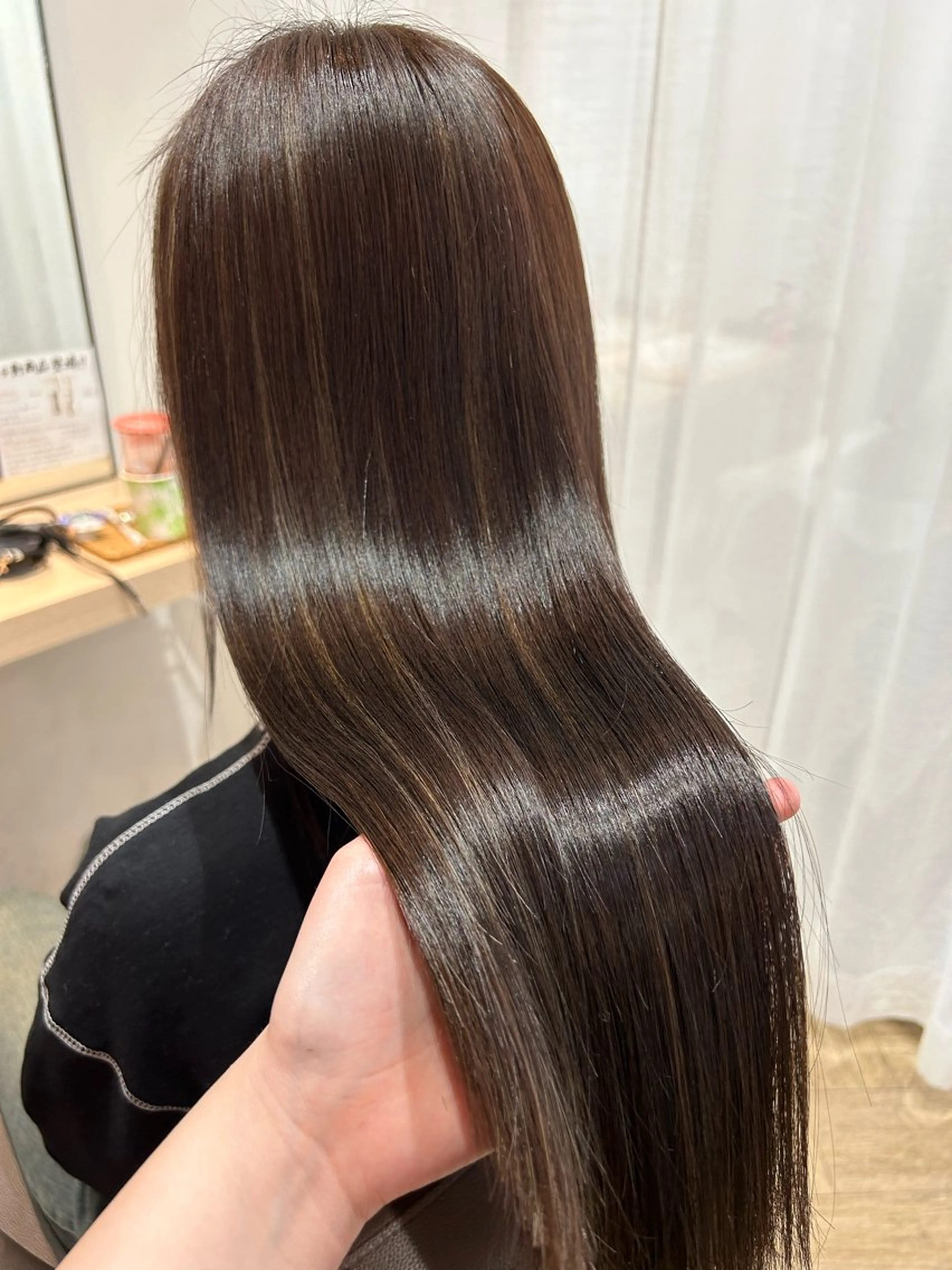 ロング カラー ハイライトカラー ハイライト カット トリートメント 砂野 真璃奈のヘアスタイル