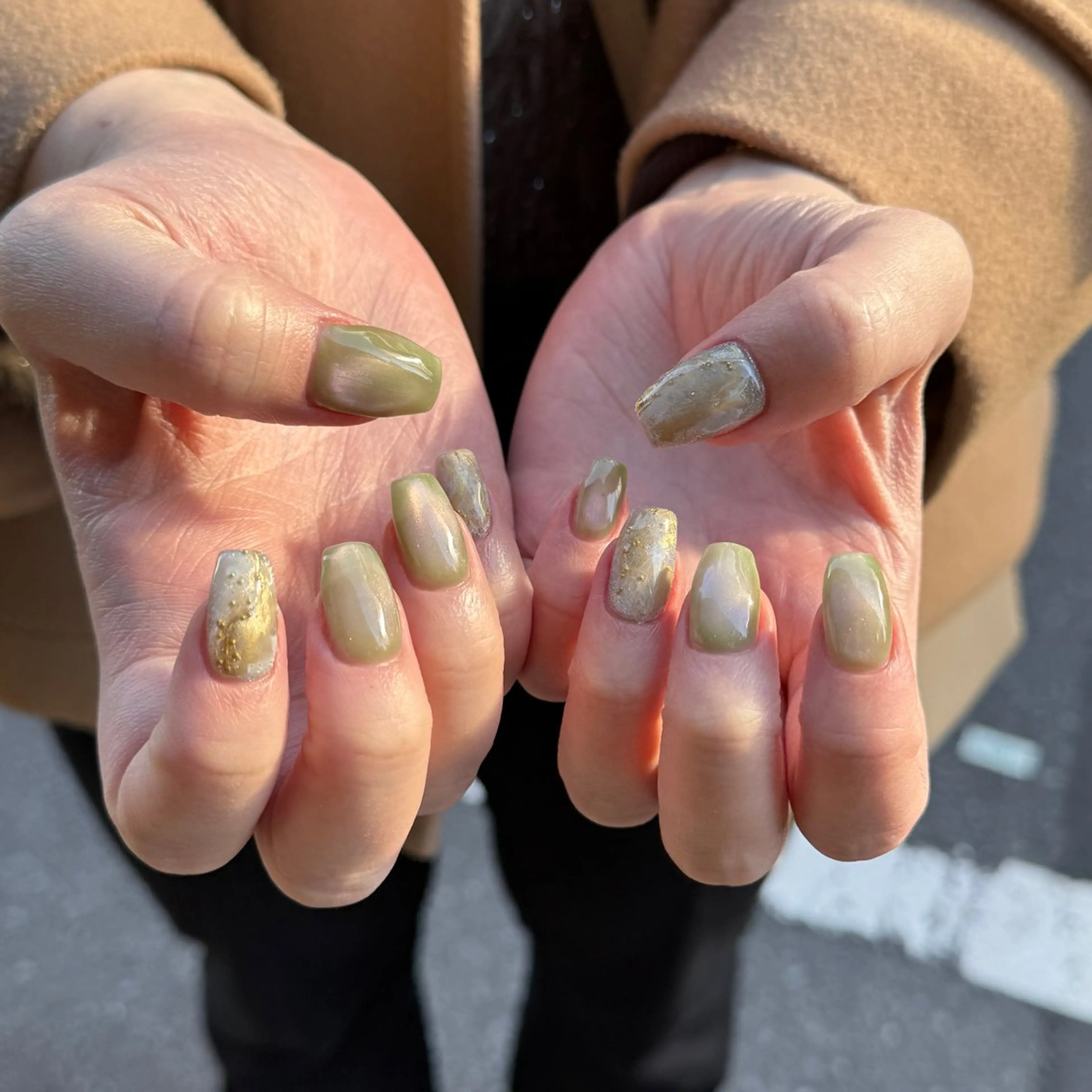 ネイル ニュアンスネイル ハンドネイル 𝐫𝐚𝐢 𝐧𝐚𝐢𝐥のネイルデザイン