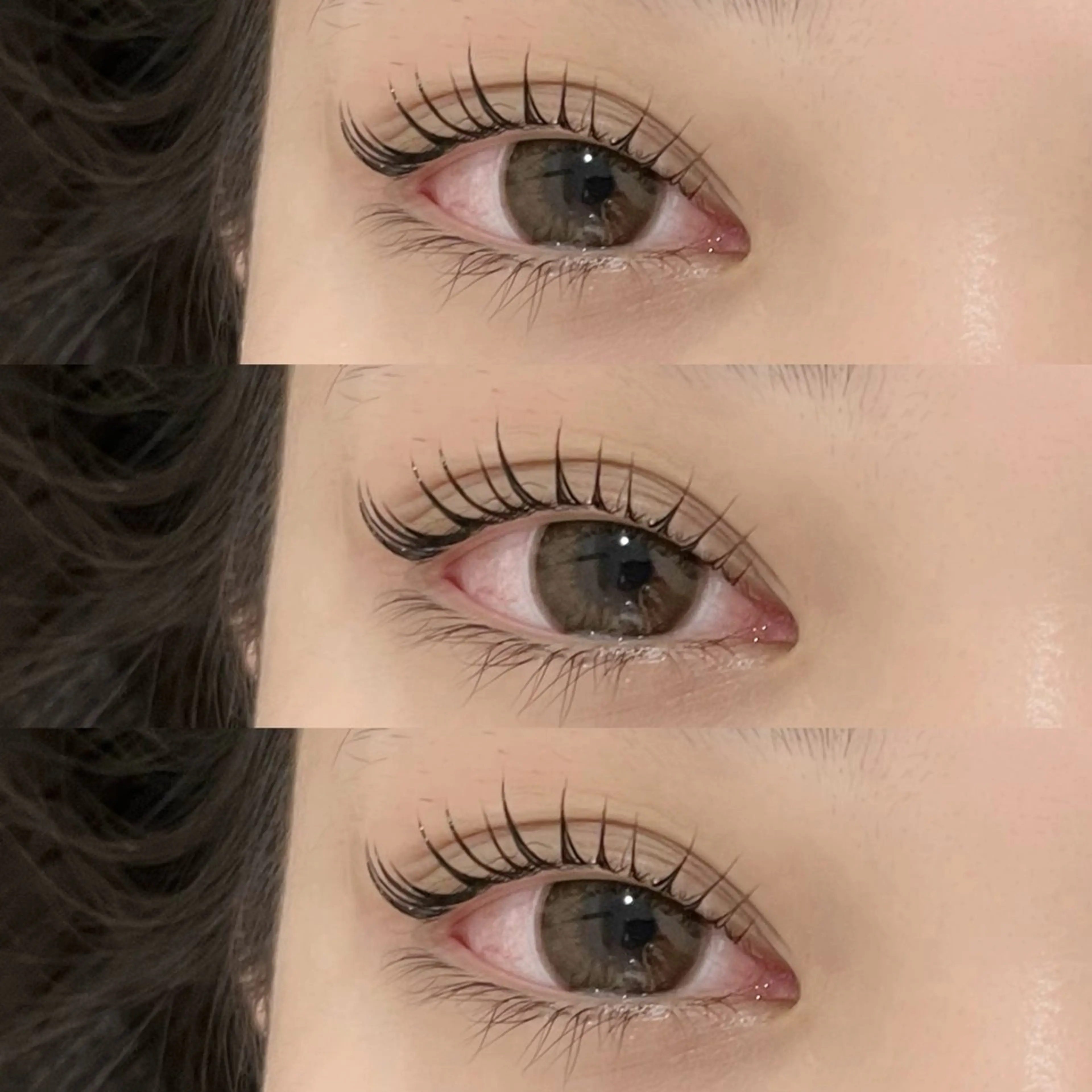 【ミニモ学割👩🏻🎓♡】✨まつ毛パーマ✨束感コーティング付き(パリジェンヌも可♡)の写真