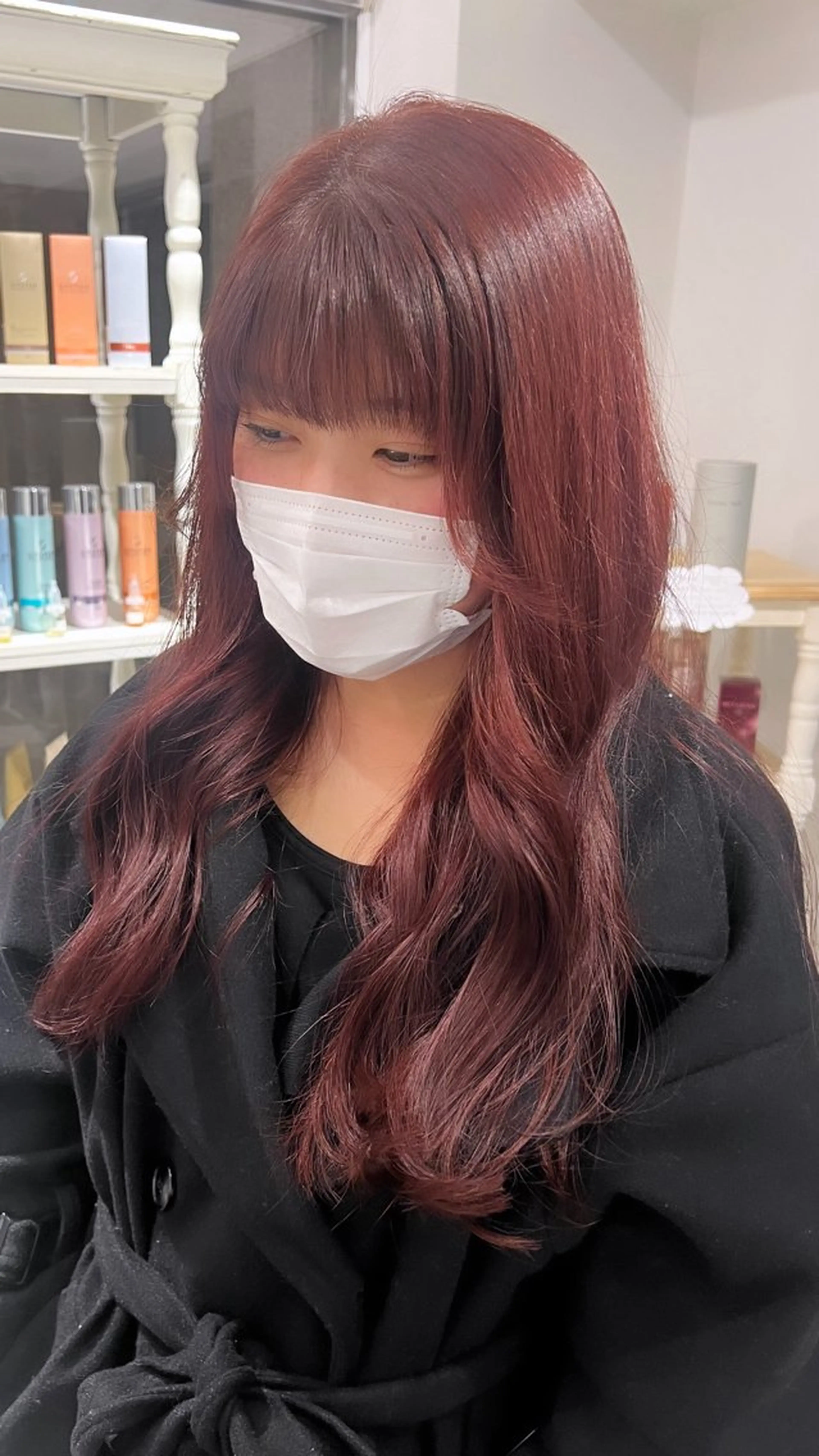 ロング ヘアカラー ミカ/名駅/レイヤー /ブリーチなしカラーのヘアスタイル