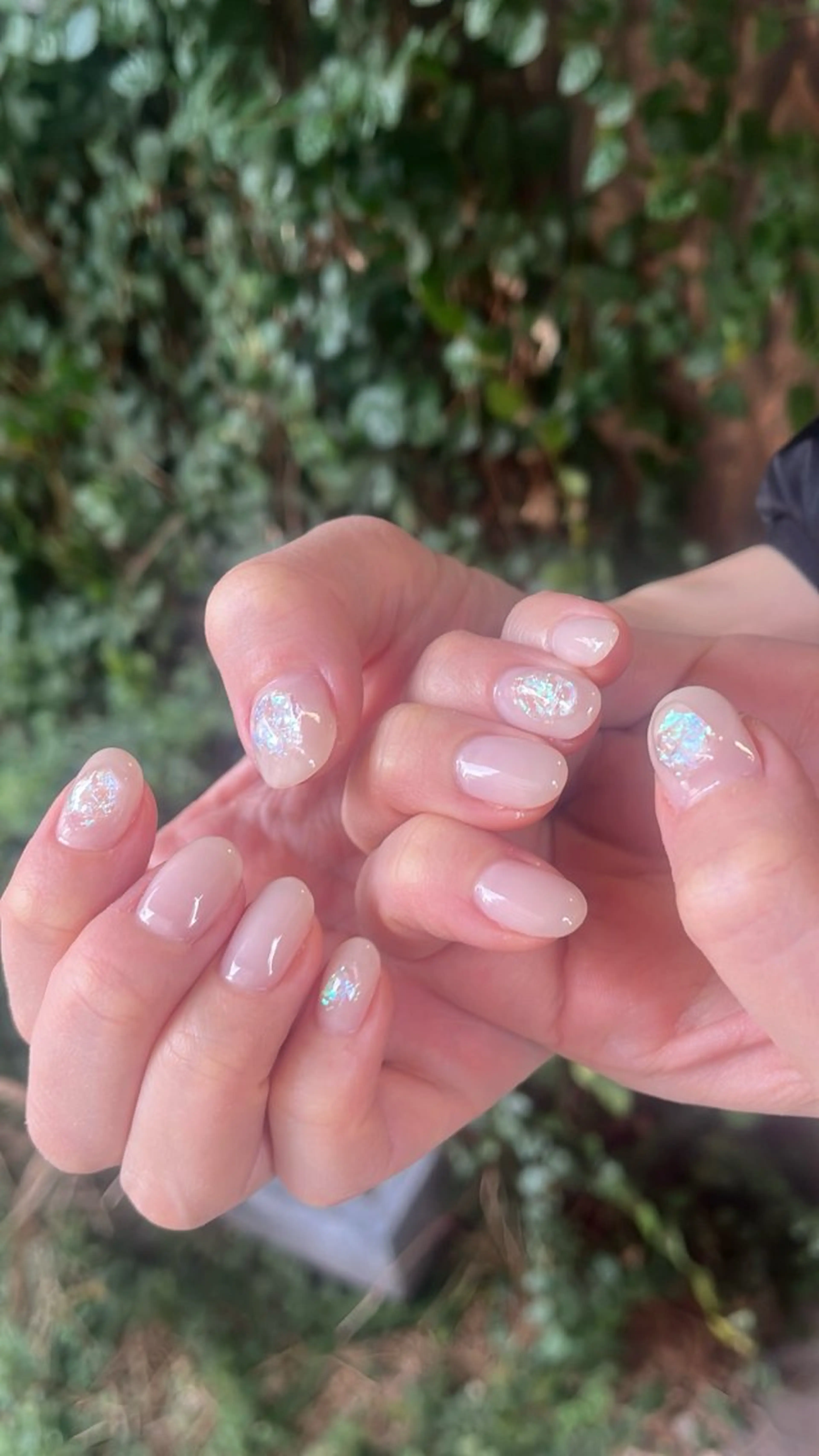 ネイル ニュアンスネイル シンプルネイル 冬ネイル クリスマス ハンドネイル SAKU nail 作島茜のネイルデザイン