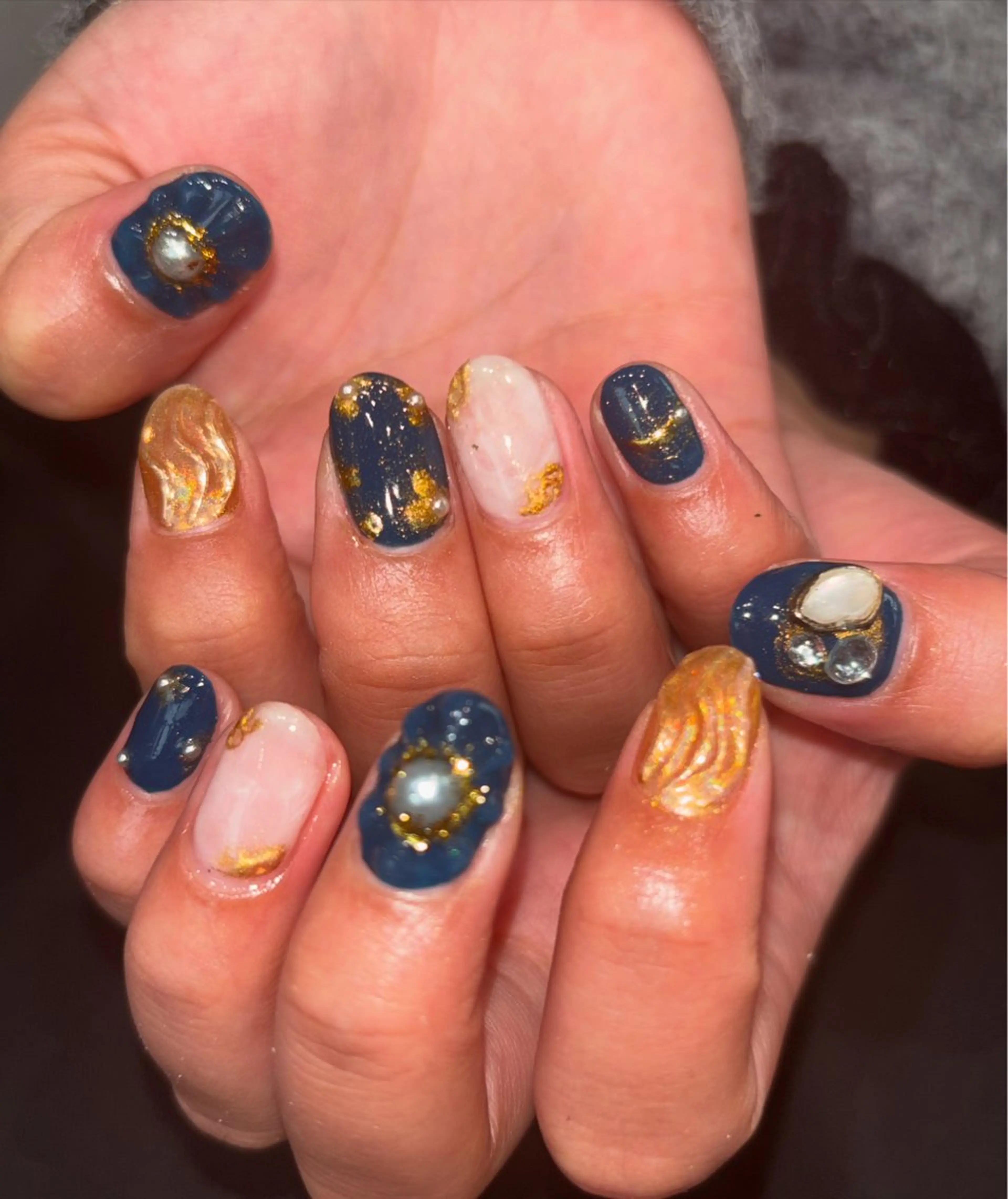 ネイル 成人式 韓国ネイル メンズネイル ショートネイル ハンドネイル iona/ハイトーン /ネイルのネイルデザイン