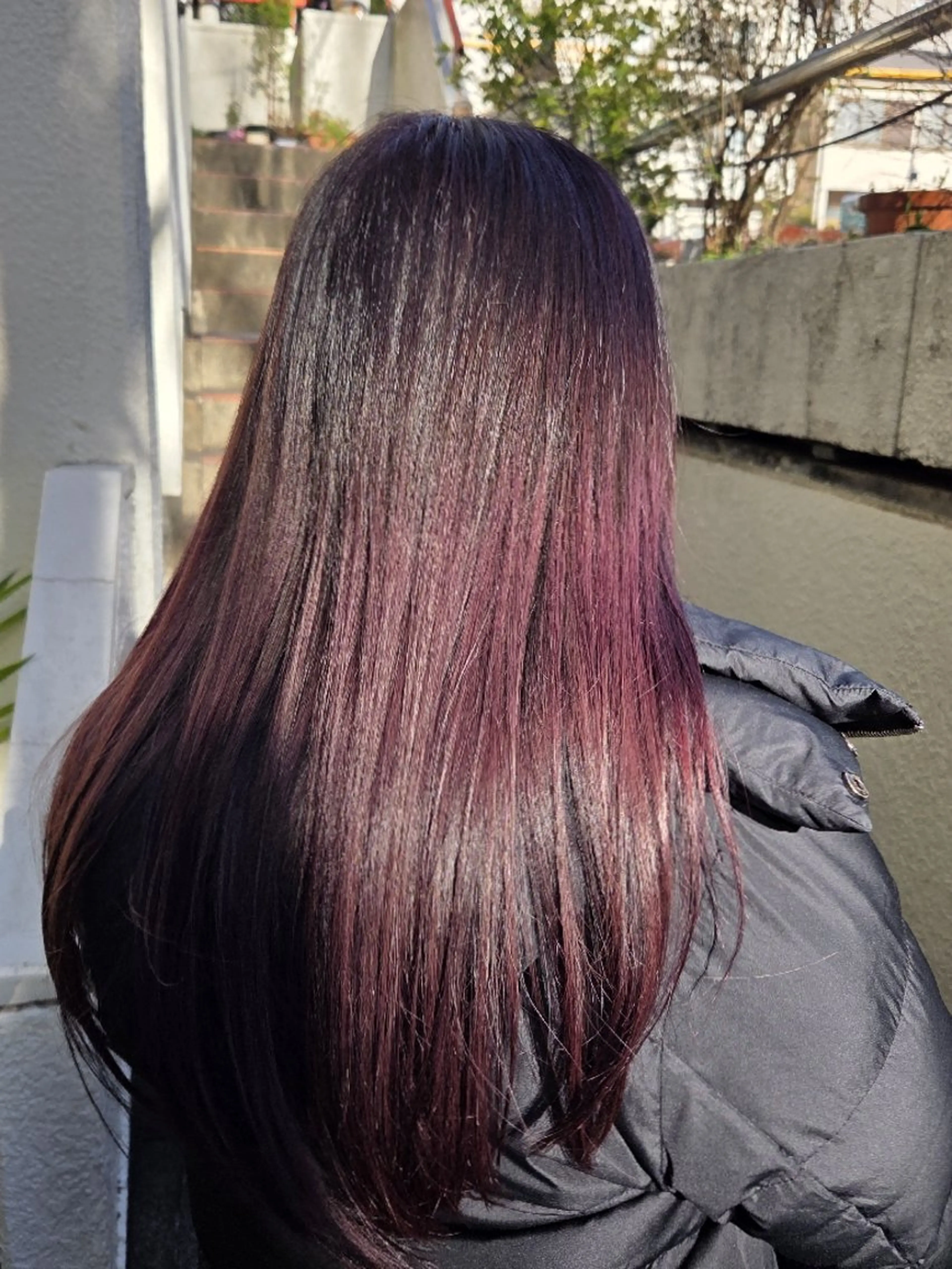 セミロング カラー カット ヘアカラー のむら りさのヘアスタイル