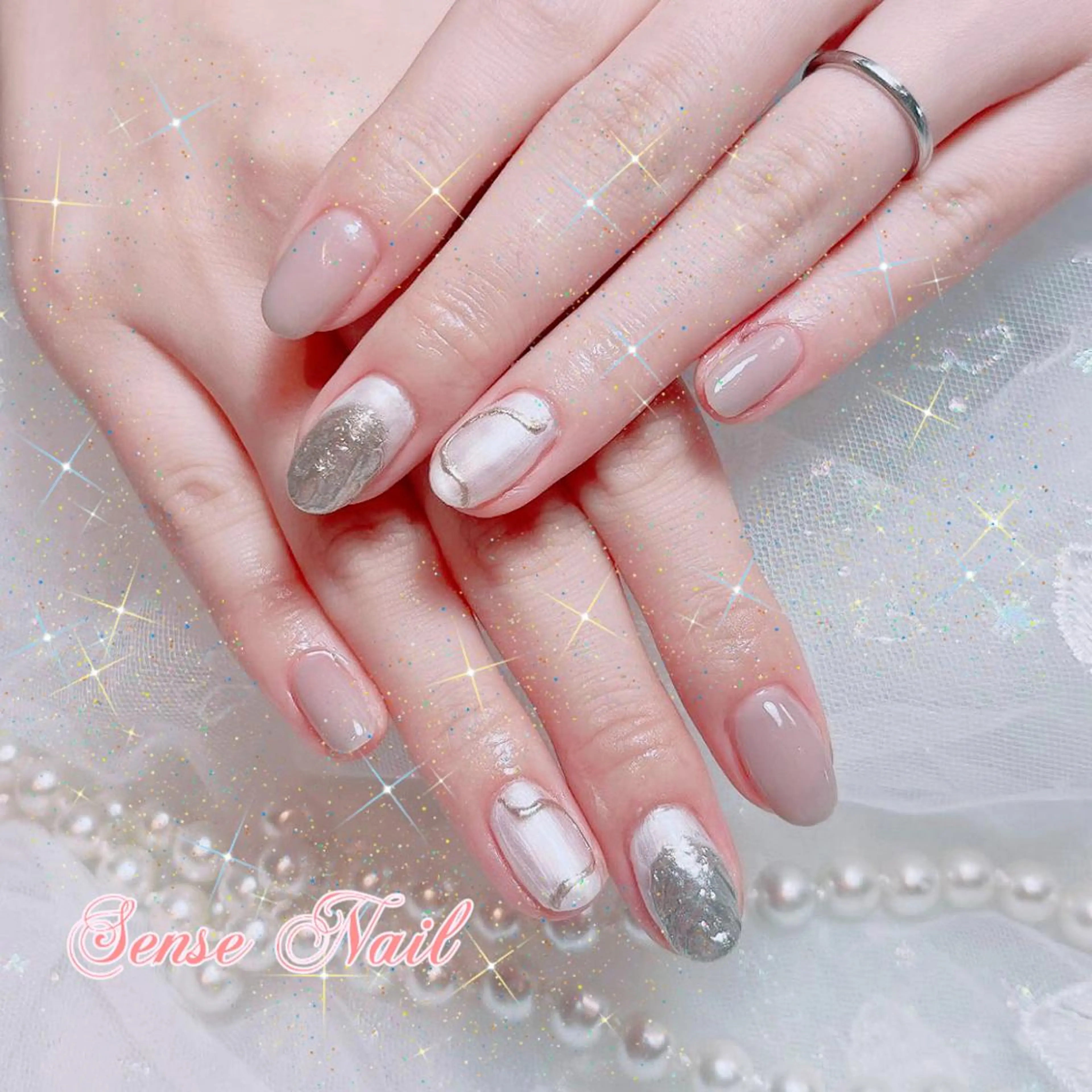 ネイル ハンドネイル Bunny 🐰のネイルデザイン