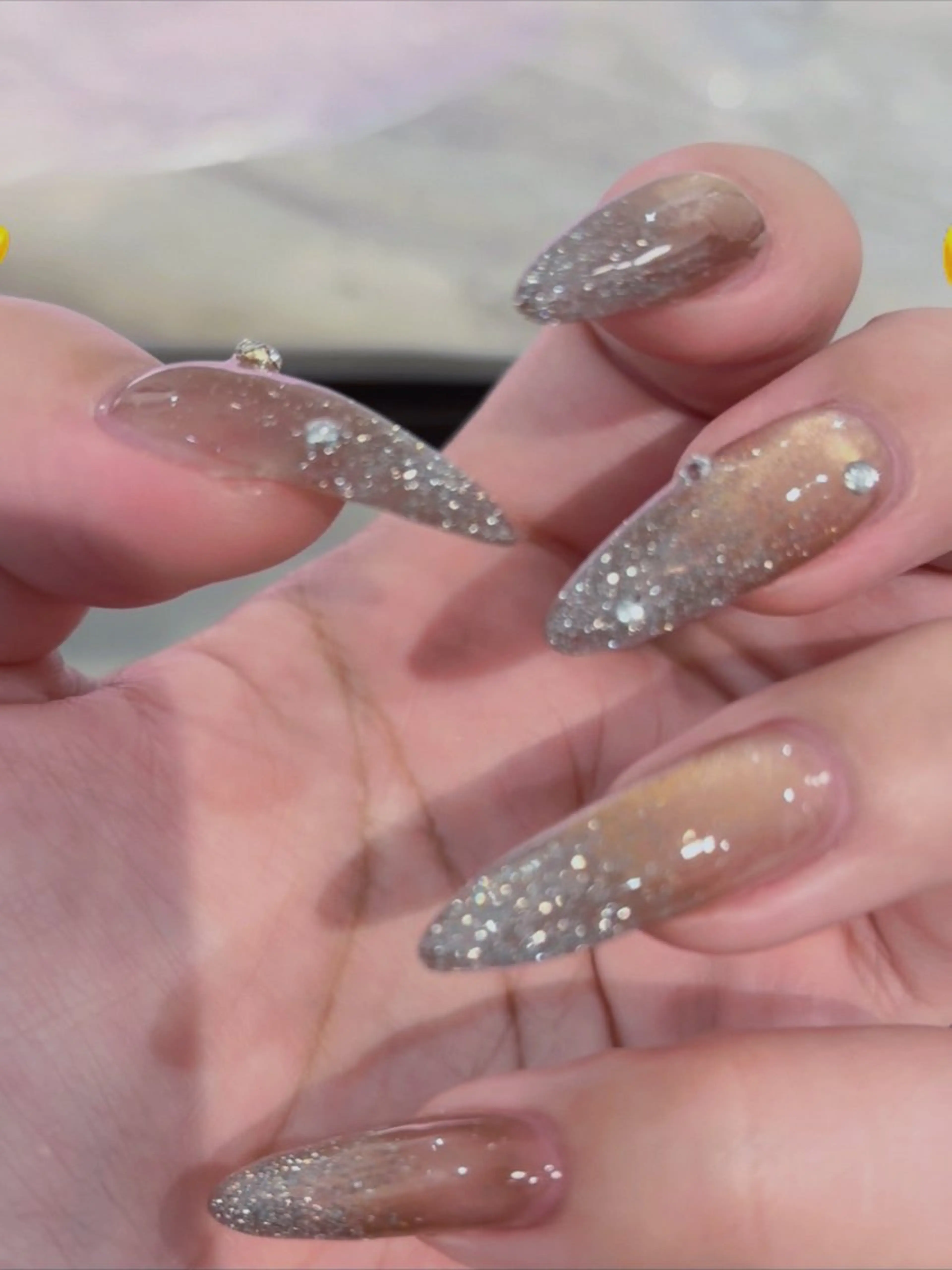ネイル スカルプネイル シンプルネイル Lu nailsalonのネイルデザイン