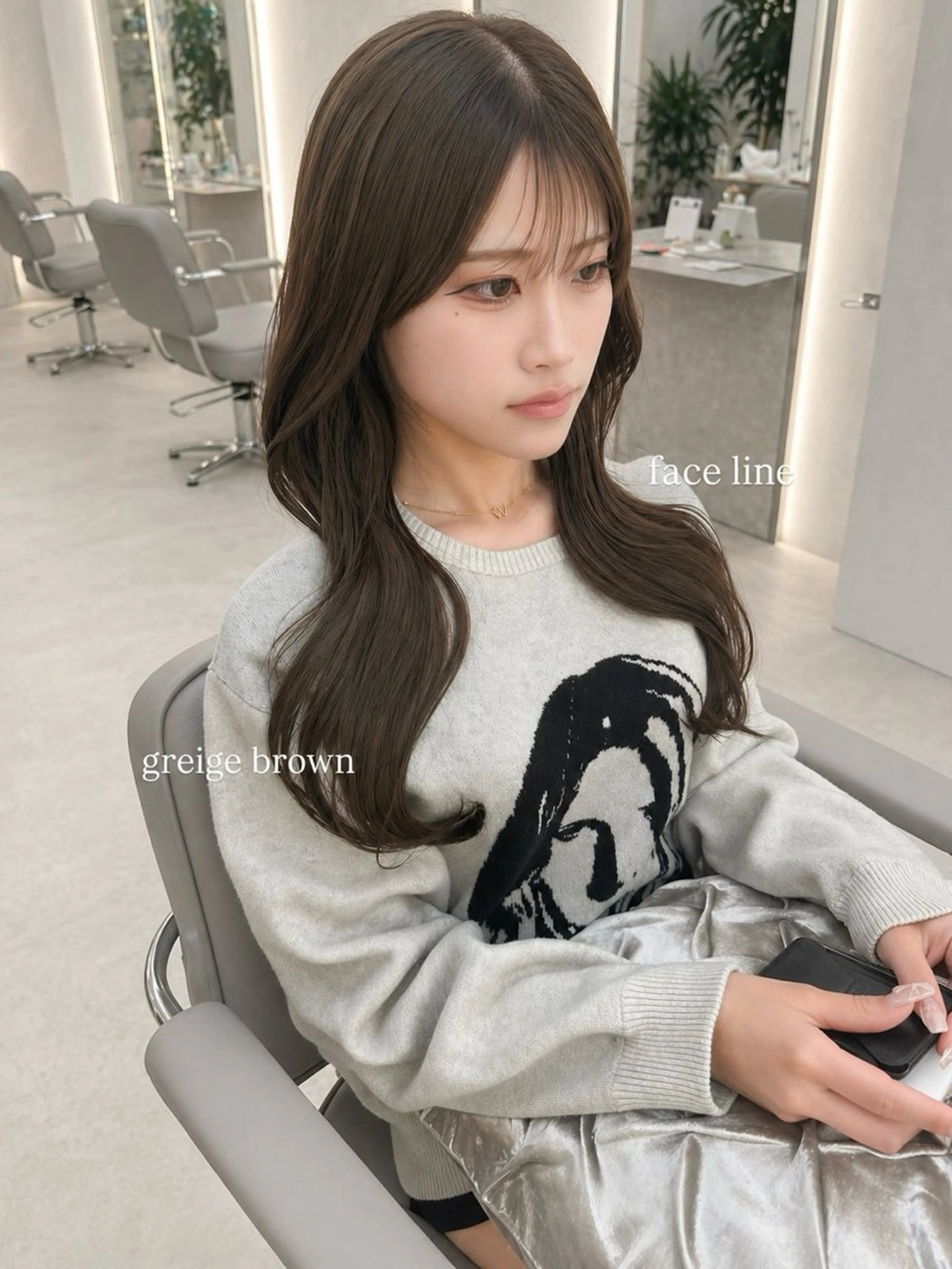 【顔周りで垢抜けたい方必見！】顔周りカット＋保湿トリートメント🥂の写真