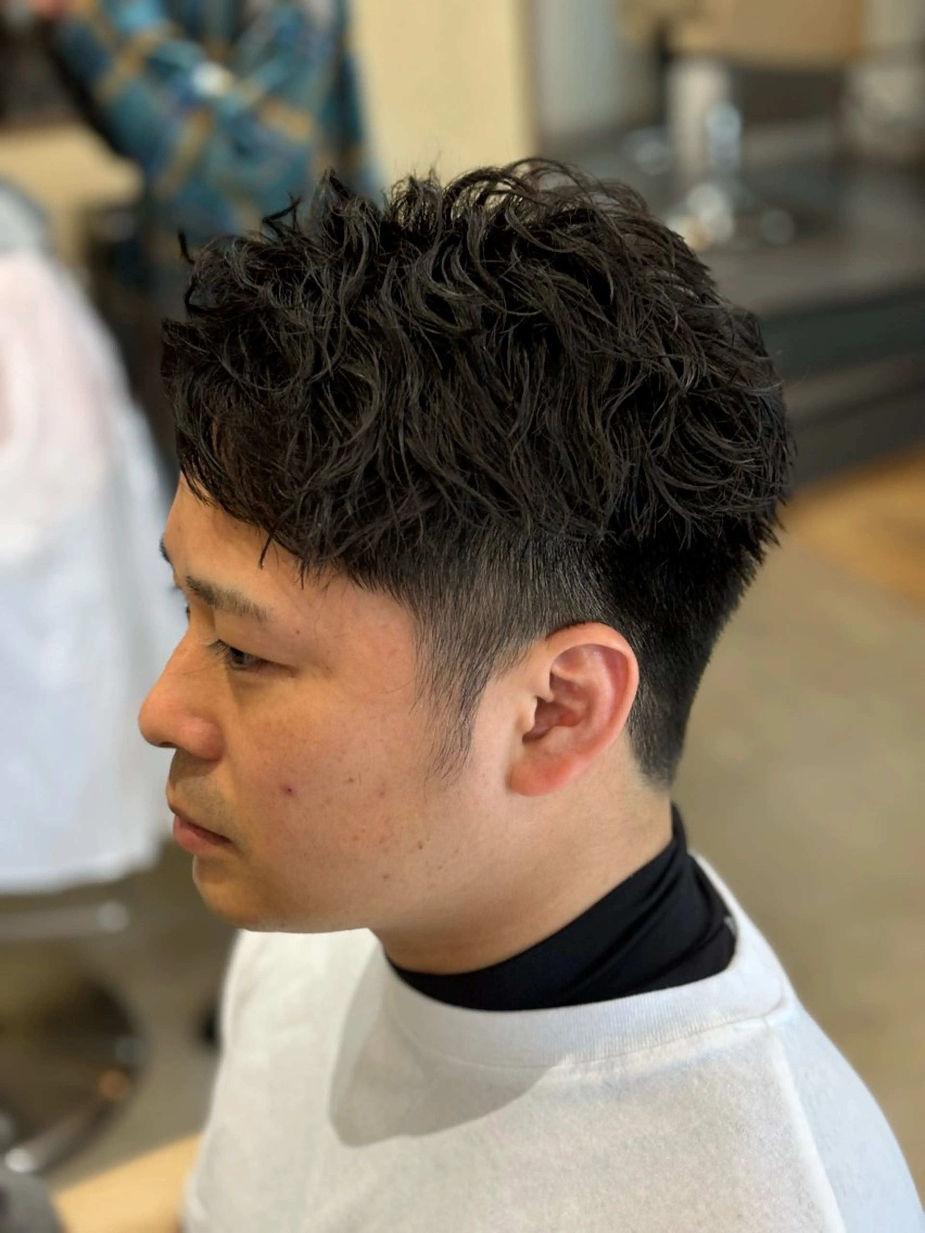 ショート メンズ カット パーマ トリートメント 鹿児島 TSUBASAのヘアスタイル