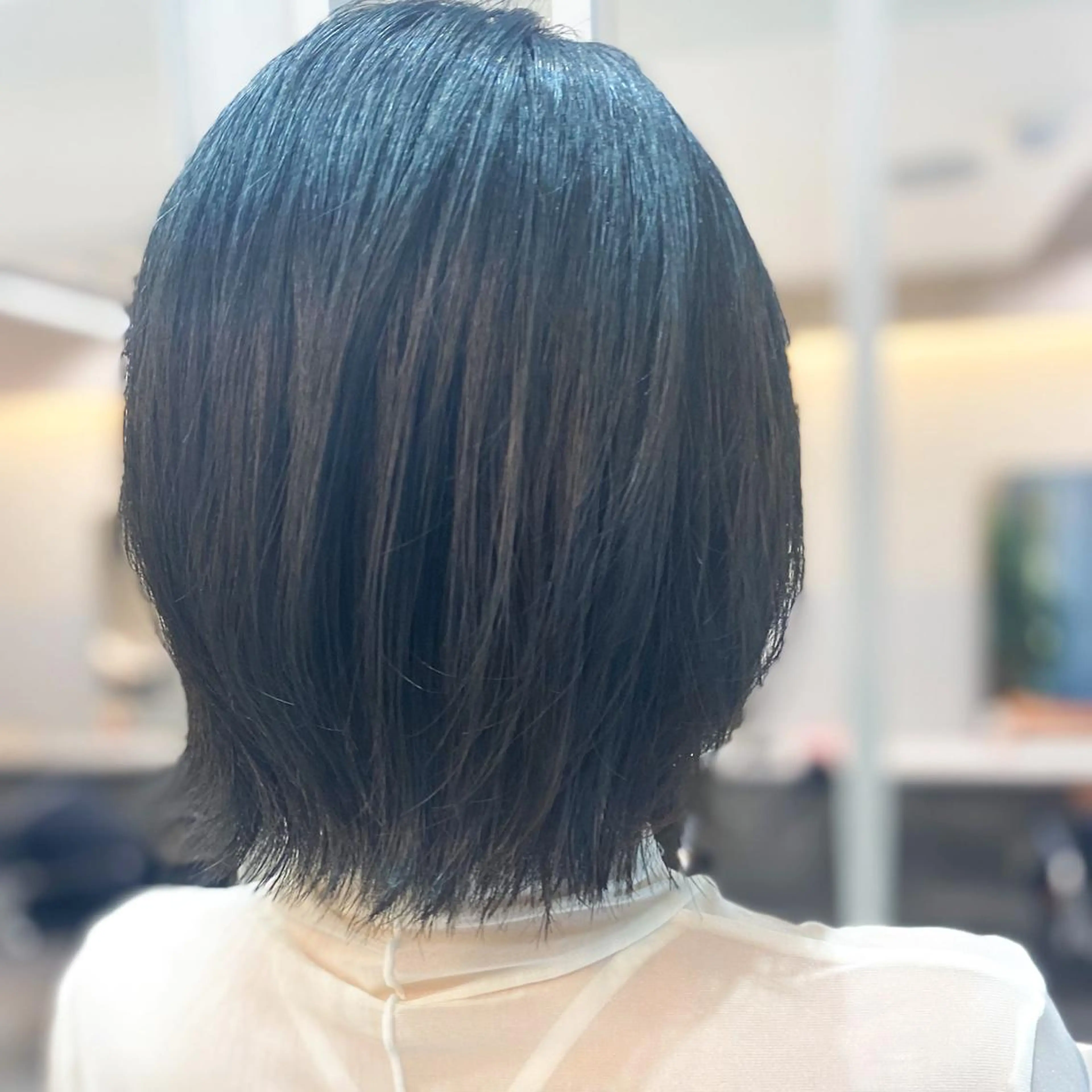 ショート カラー ブルーカラー ブルージュ グレージュ カット ヘアカラー トリートメント ヘッドスパ 木原良 (キハラ リョウ)のヘアスタイル