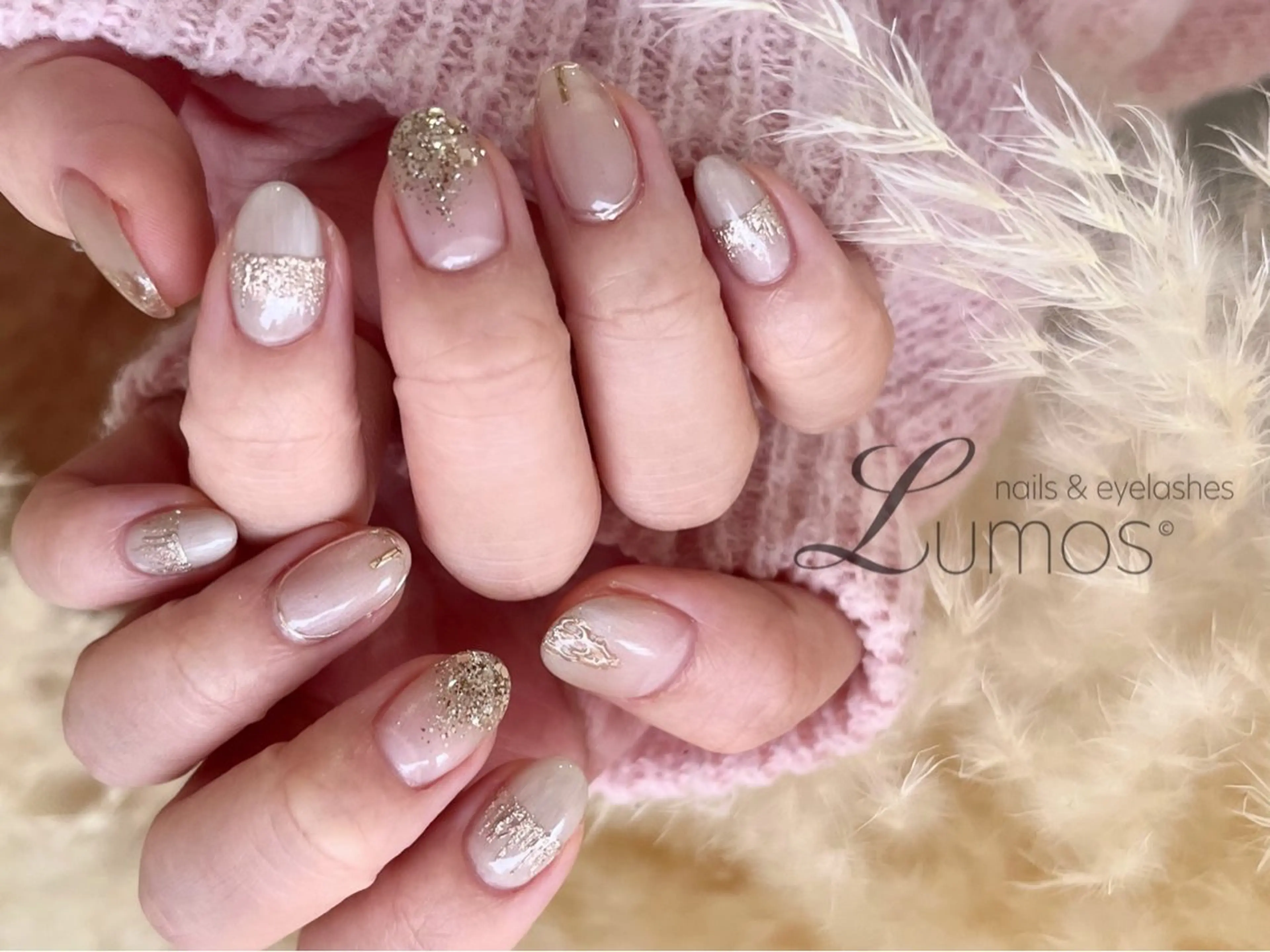 ネイル ニュアンスネイル ハンドネイル Lumos Annのネイルデザイン