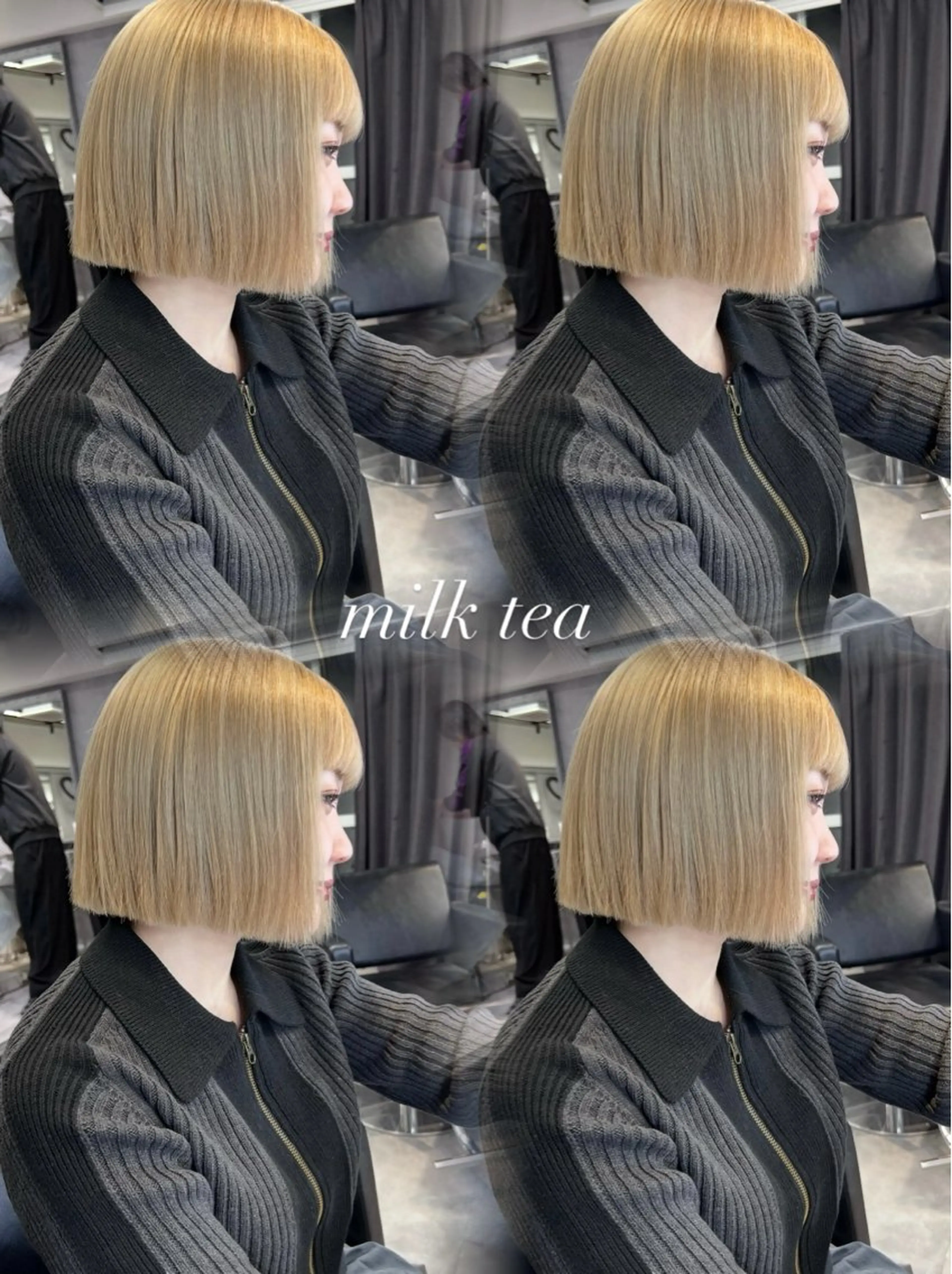 カラー ブリーチ 透明感/レイヤー 🇰🇷tomonaのヘアスタイル