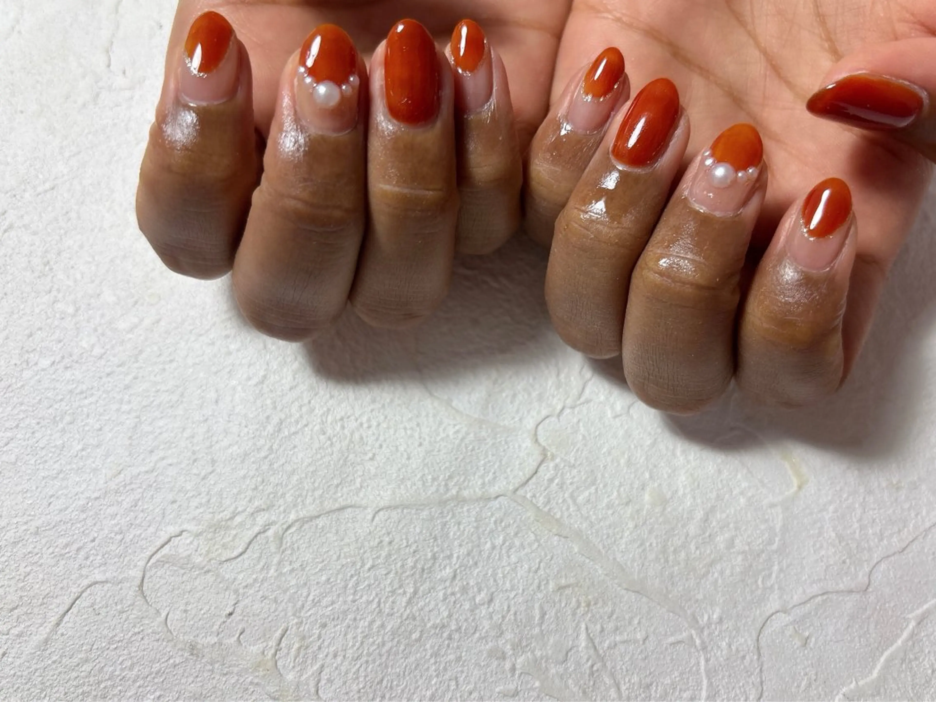 ネイル オーロラネイル フットネイル フレンチネイル ジェルネイル マグネットネイル kiki nail &brow二子玉川の眉毛・アイブロウイメージ