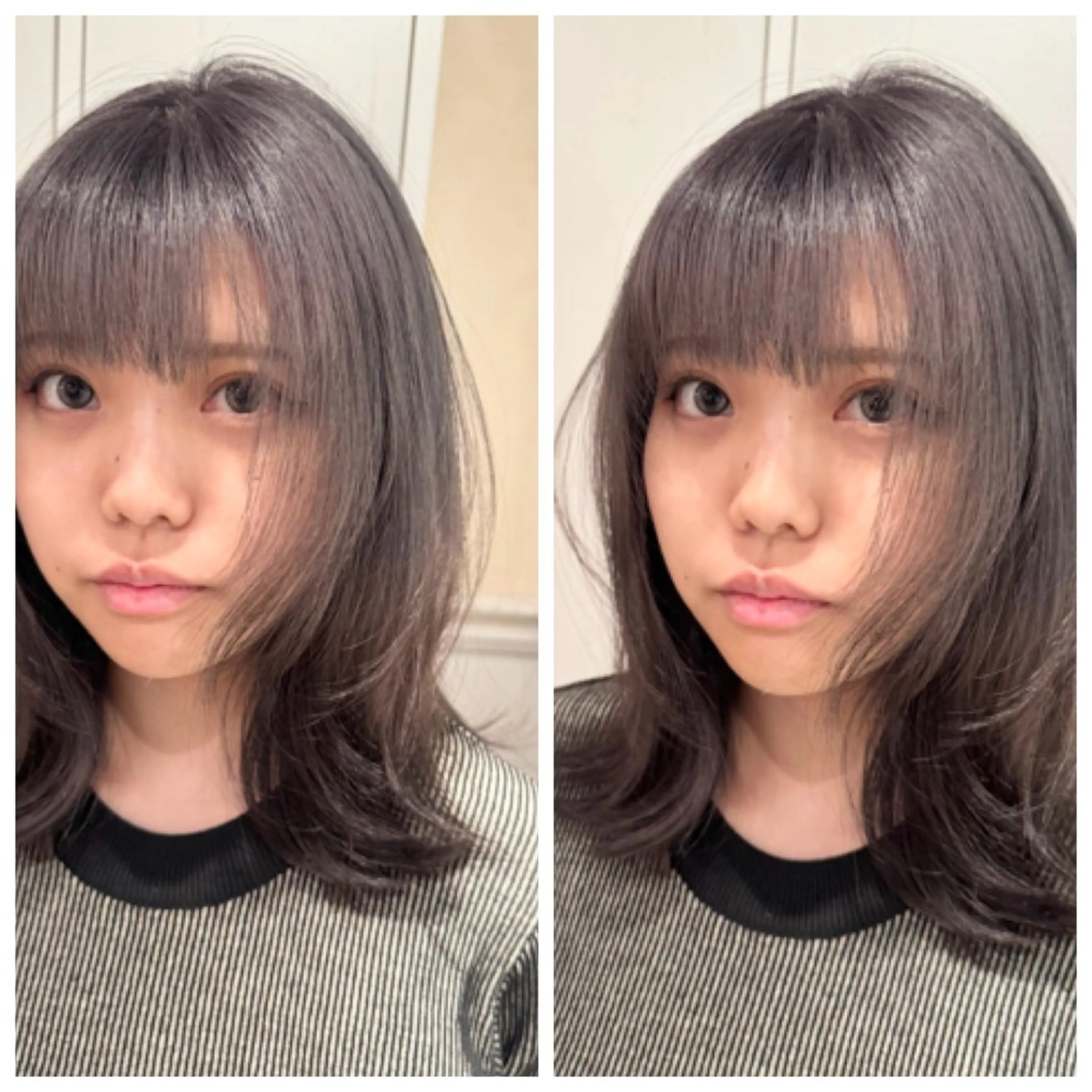 セミロング カラー ブリーチ デザインカラー シルバー カット ヘアカラー トリートメント ハイライト/インナー /ブリーチ/レイヤーのヘアスタイル