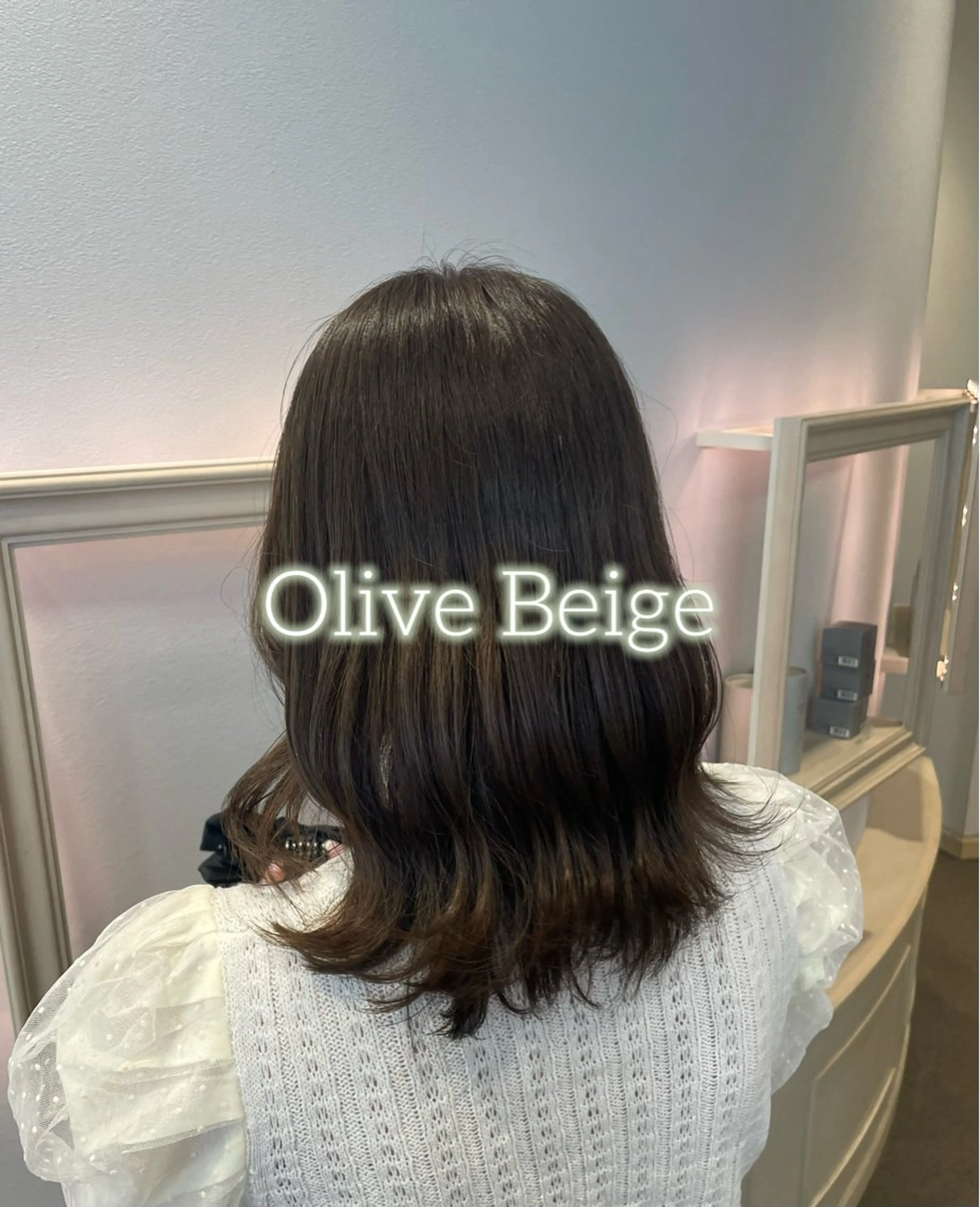 セミロング ヘアカラー トリートメント 横浜/メンズカット/ アレンジ/ゆいのヘアスタイル