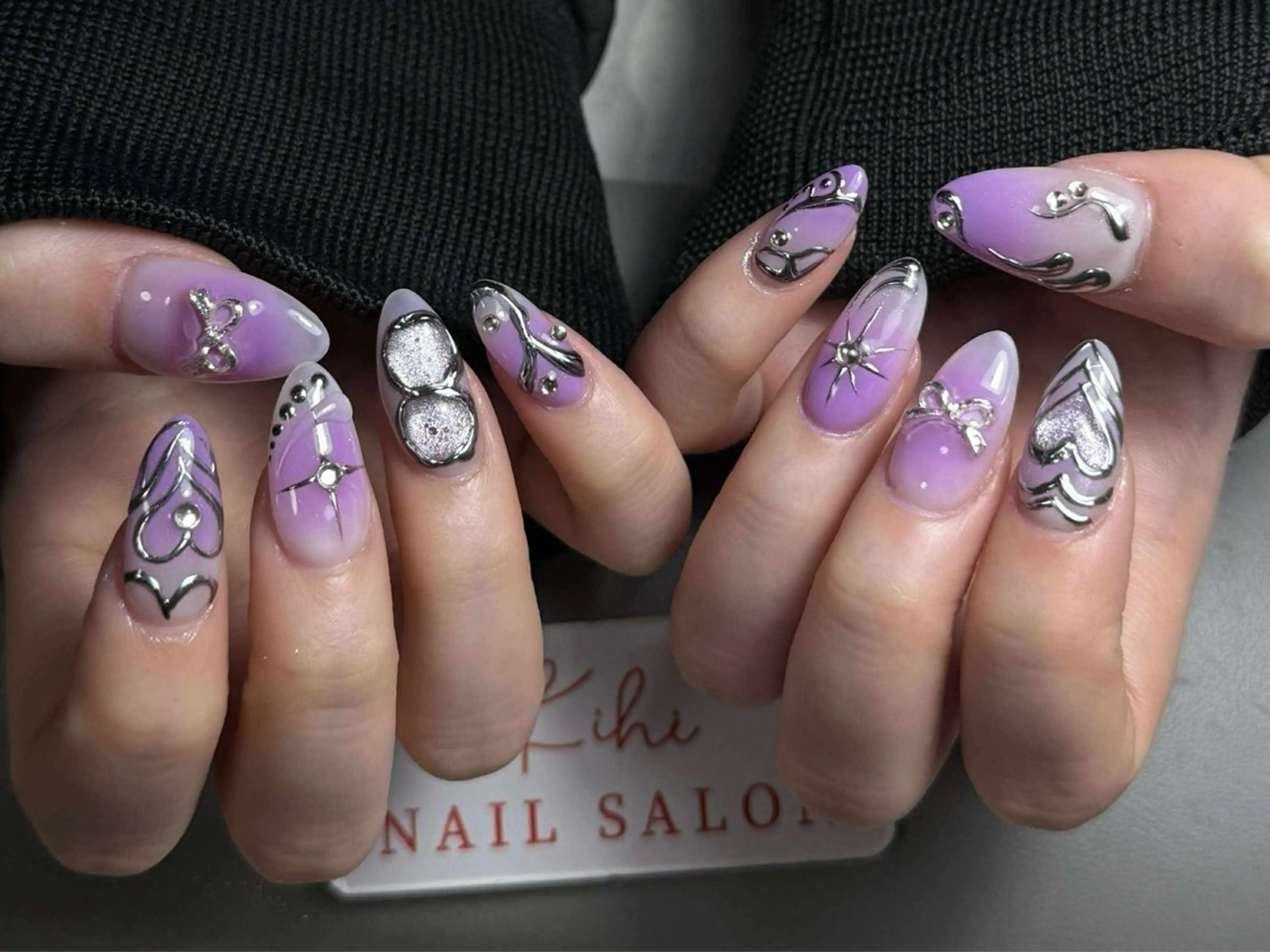 ネイル アートネイル フレンチネイル ジェルネイル グラデーション 韓国ネイル ハンドネイル ハンドケア さくら💮💮 【オフ無料】のネイルデザイン