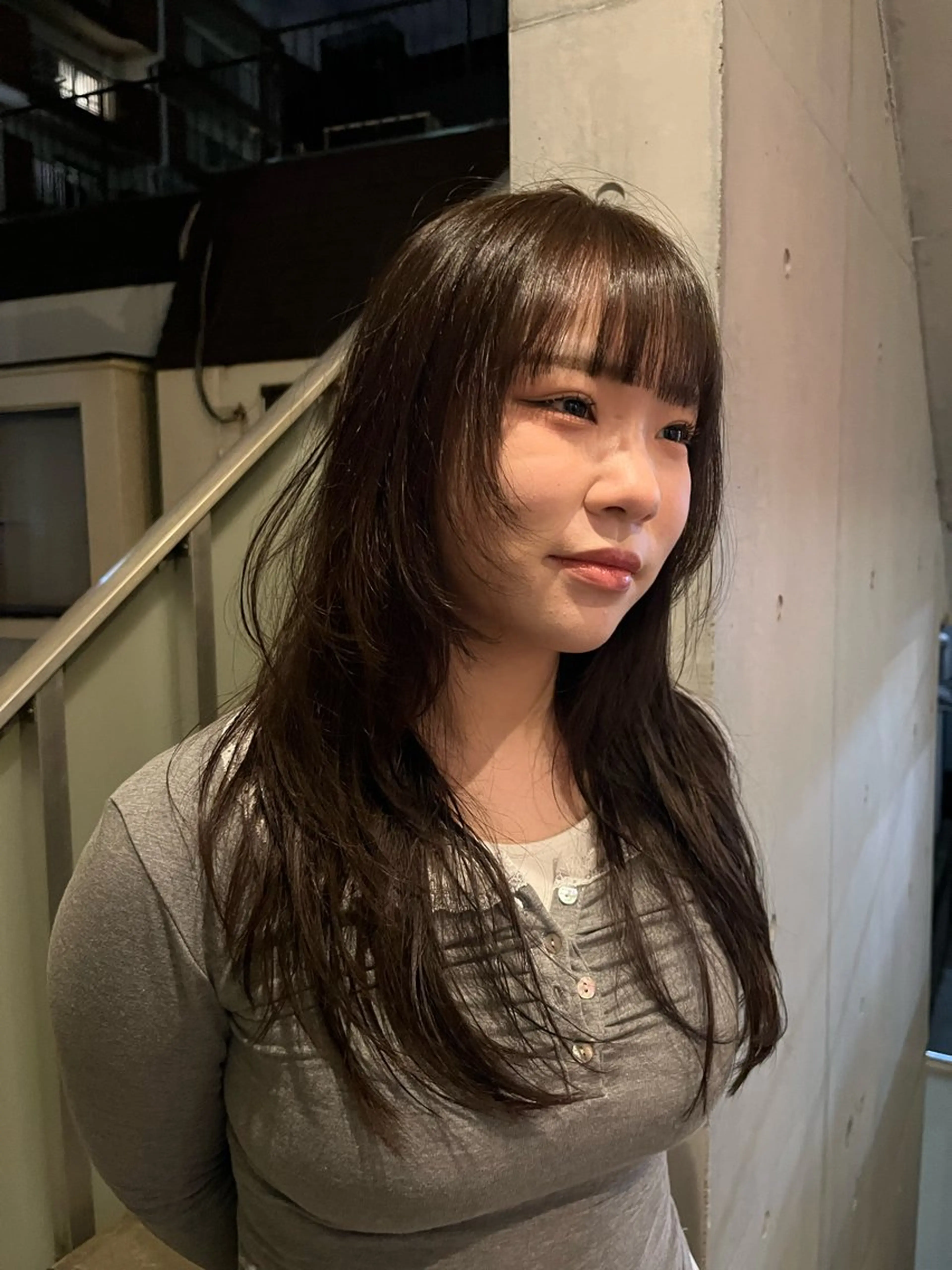 ロング ヘアカラー riko／ SYS by fitのヘアスタイル