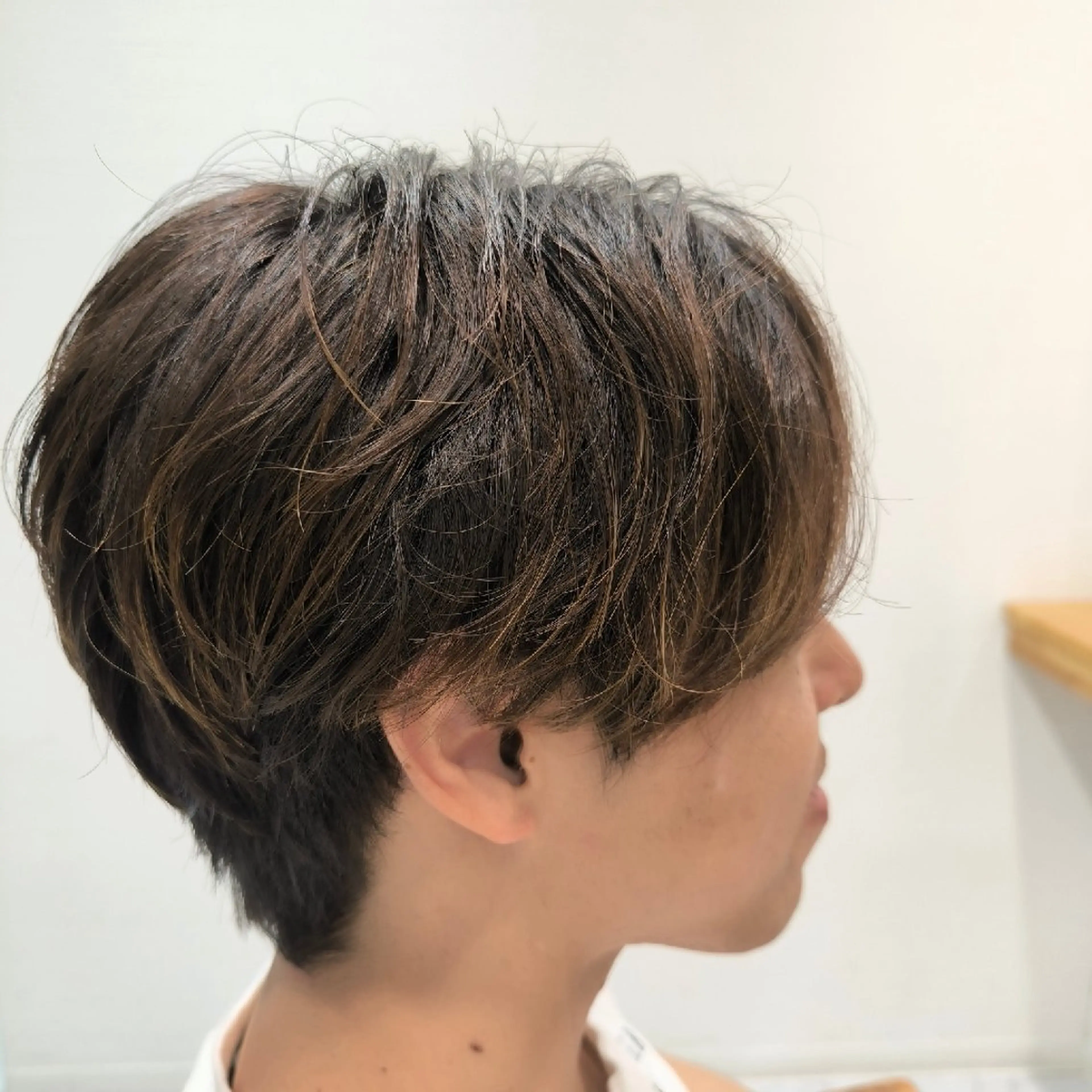 ミディアム メンズ ミディアムパーマ メンズパーマ カット パーマ Antwerp💎 ✂︎HiROKi✂︎のヘアスタイル