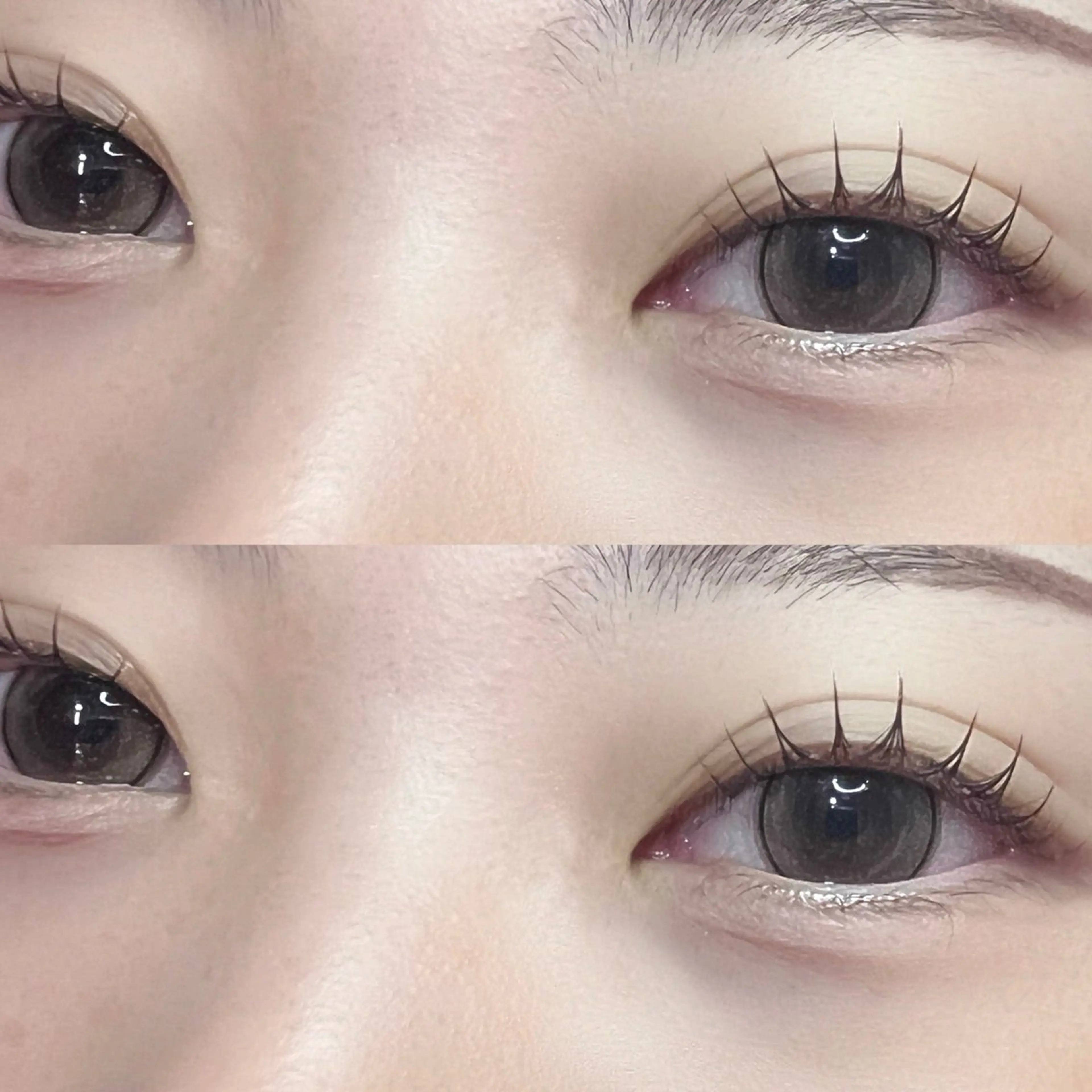 マツエク・マツパ 束感まつ毛 パリジェンヌラッシュリフト まつげパーマ 一重×まつ毛パーマ マツパ fein.Ruka ♡垢抜け美眉のマツエク・マツパデザイン