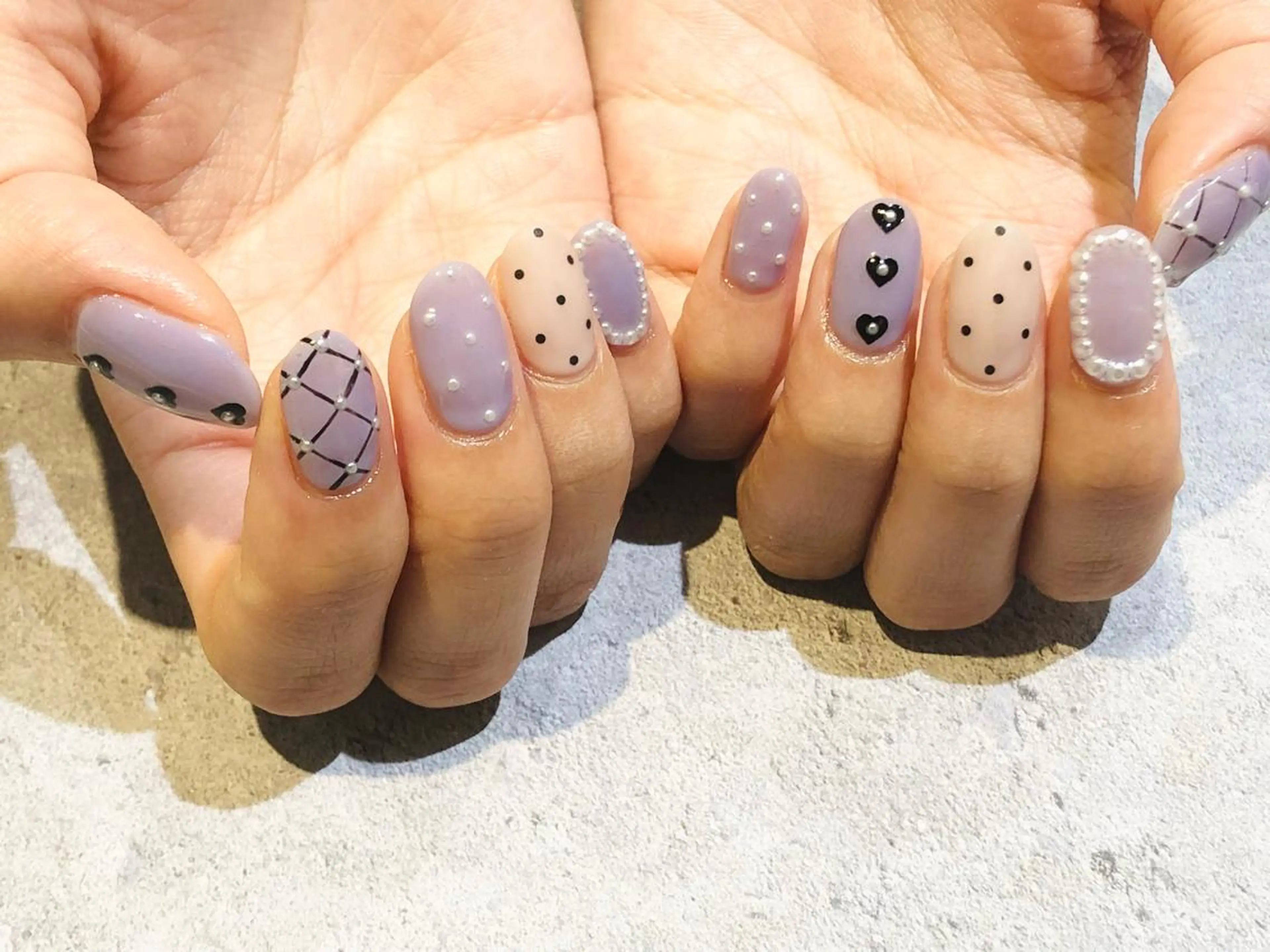 ネイル 舞田 苑香のネイルデザイン