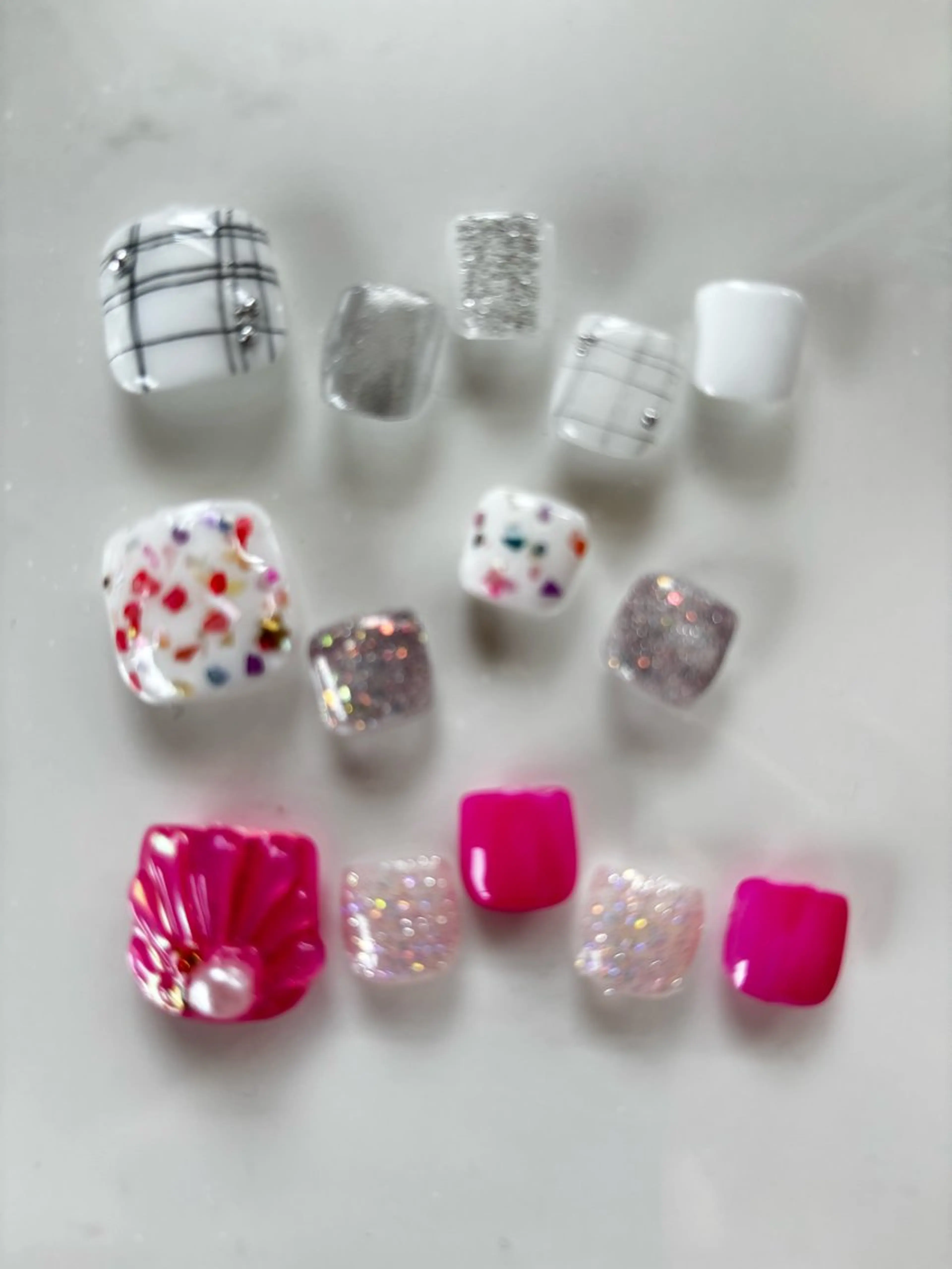 ネイル アートネイル フラッシュネイル フットネイル キラキラネイル マグネットネイル フットネイル tamu nail 　金町のネイルデザイン