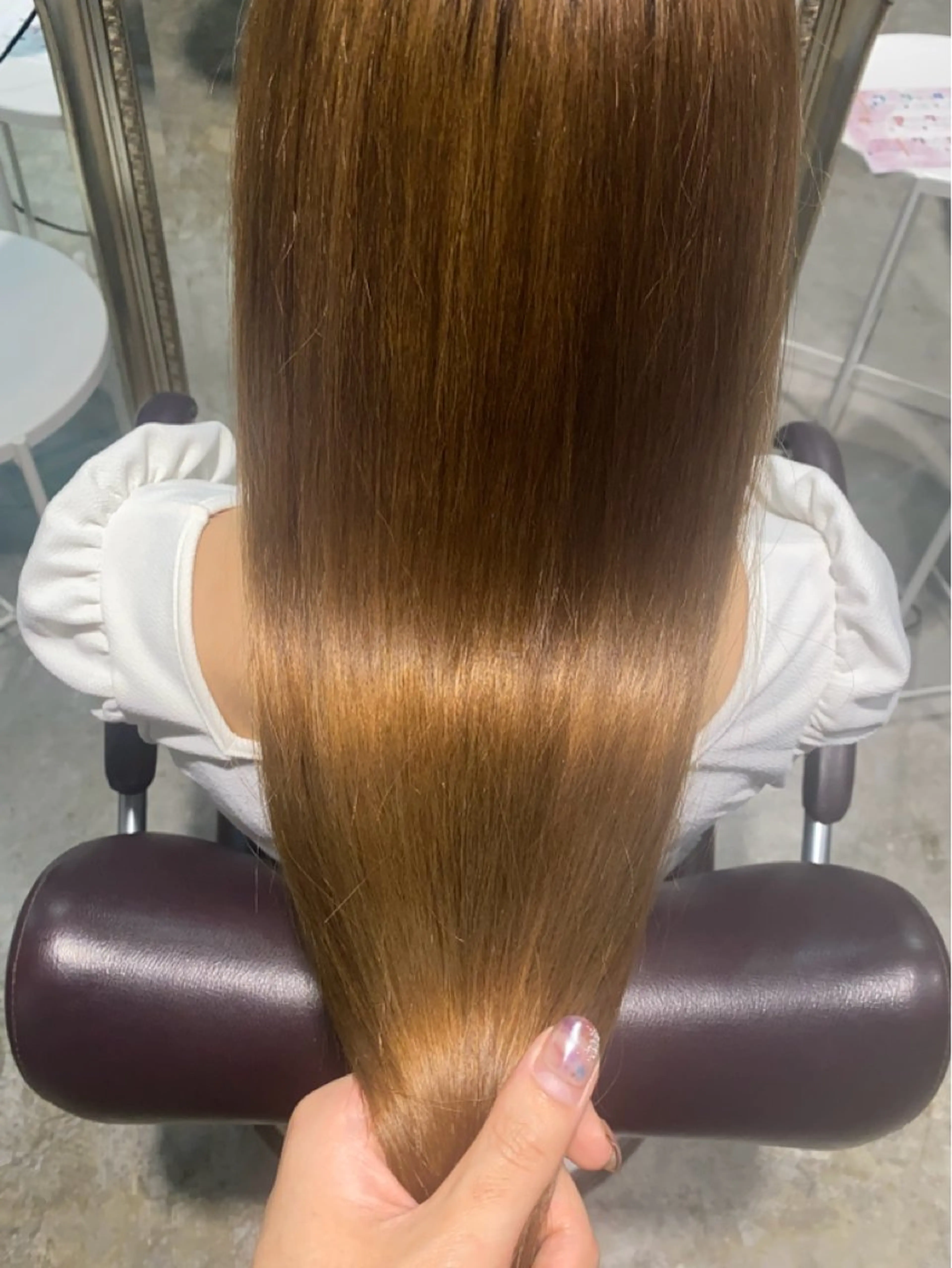 セミロング カラー 髪質改善 トリートメント AMRITA所属・men'sモテ 髪🫧ｼｵﾝのヘアスタイル