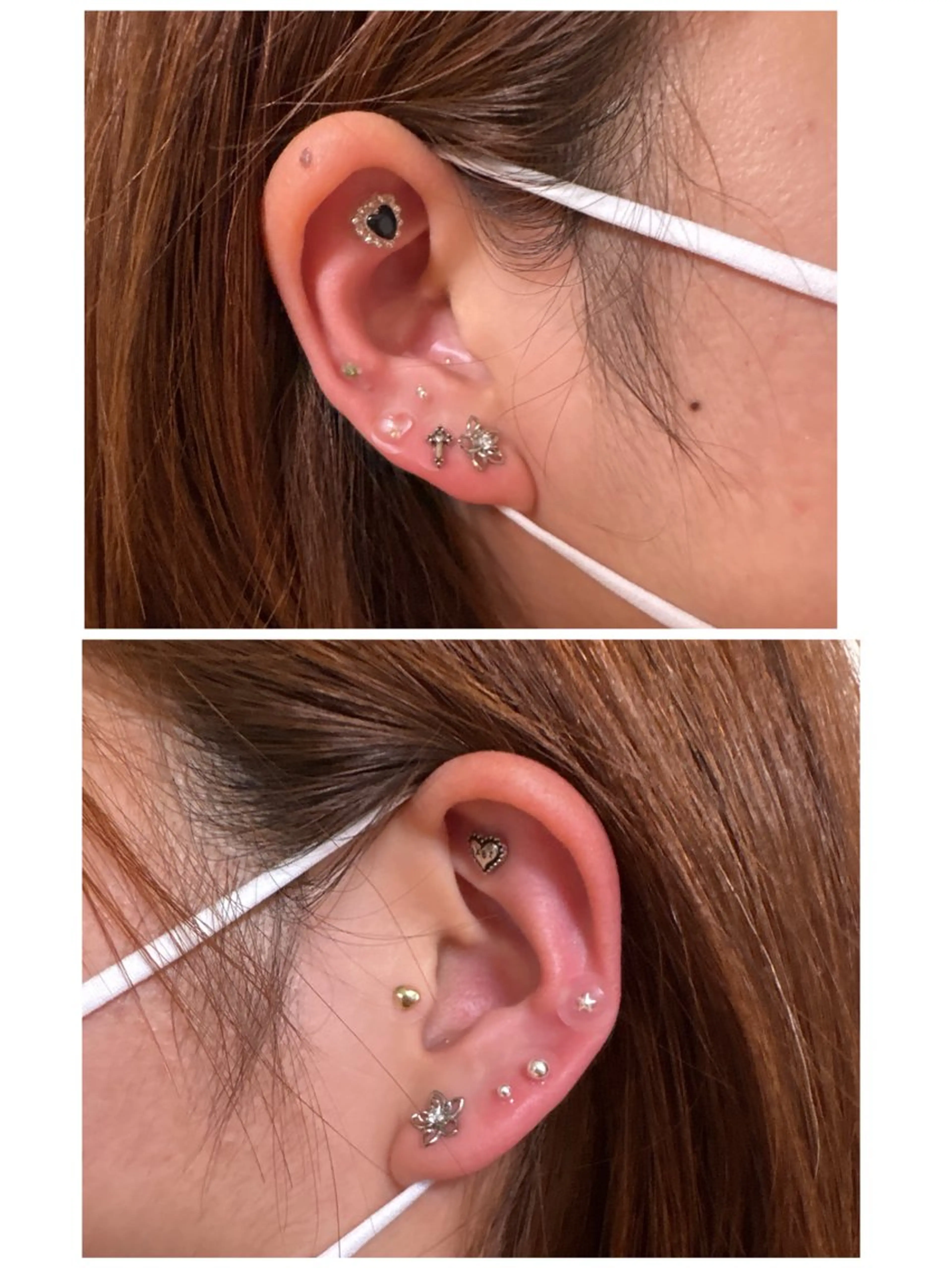 ミニモ学割✍🏻 ̖́-耳つぼジュエリー付け放題の写真