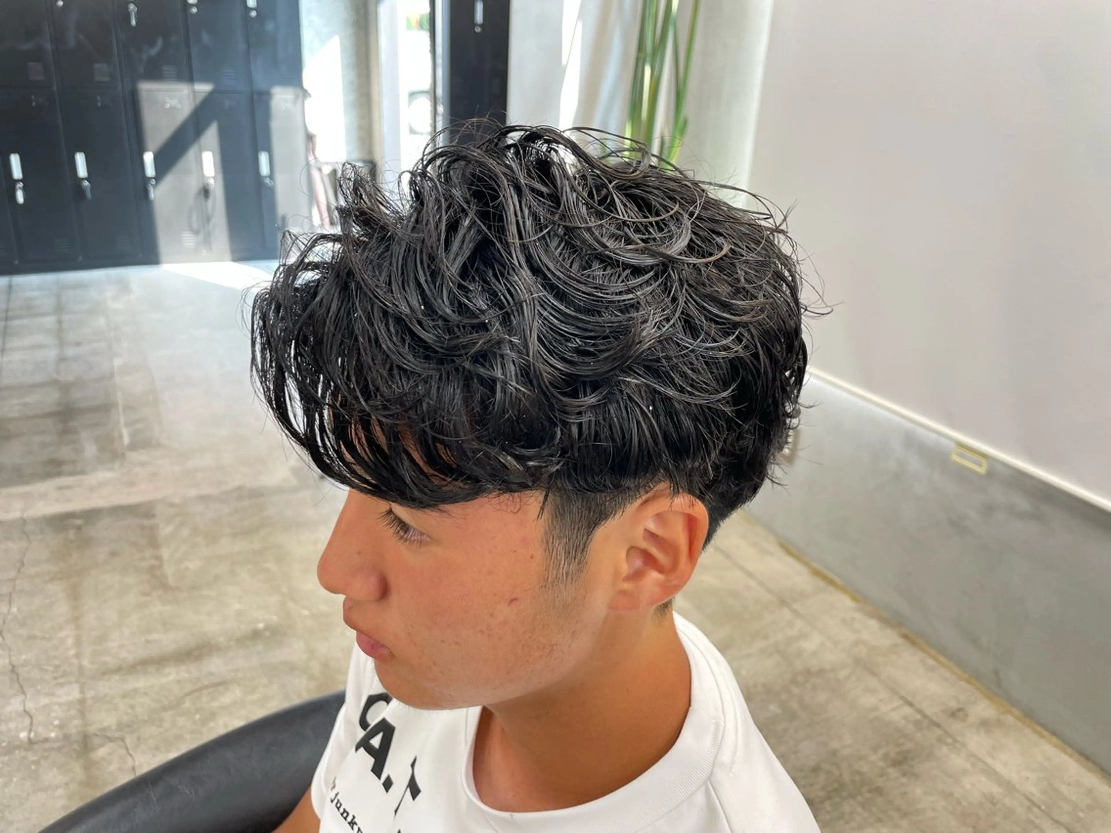 メンズ メンズパーマ カット パーマ メンズ指名多数 ✂︎松本明日翔のヘアスタイル