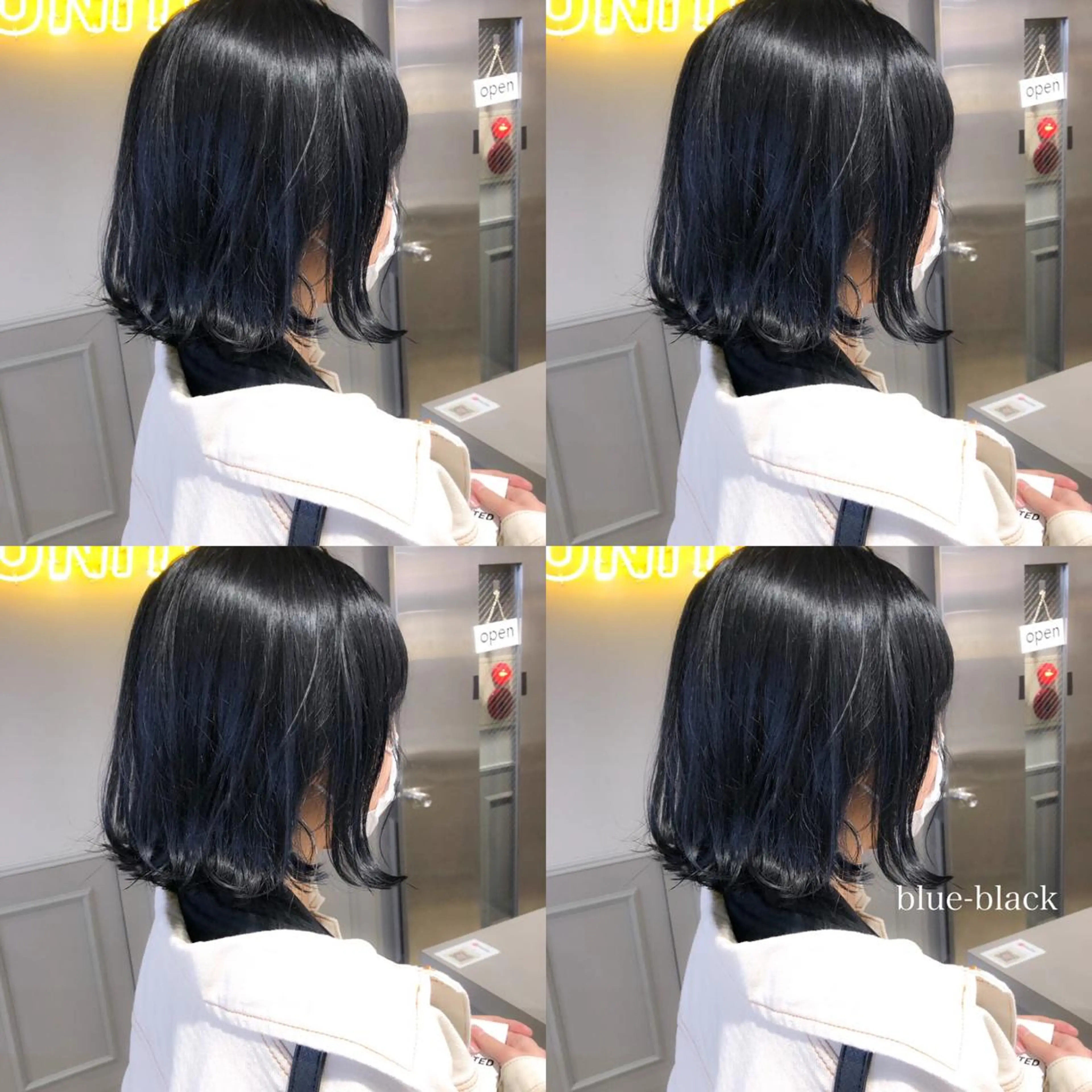 ミディアム カラー ヘアカラー トリートメント ハイトーン×レイヤー カットTAKUMIのヘアスタイル