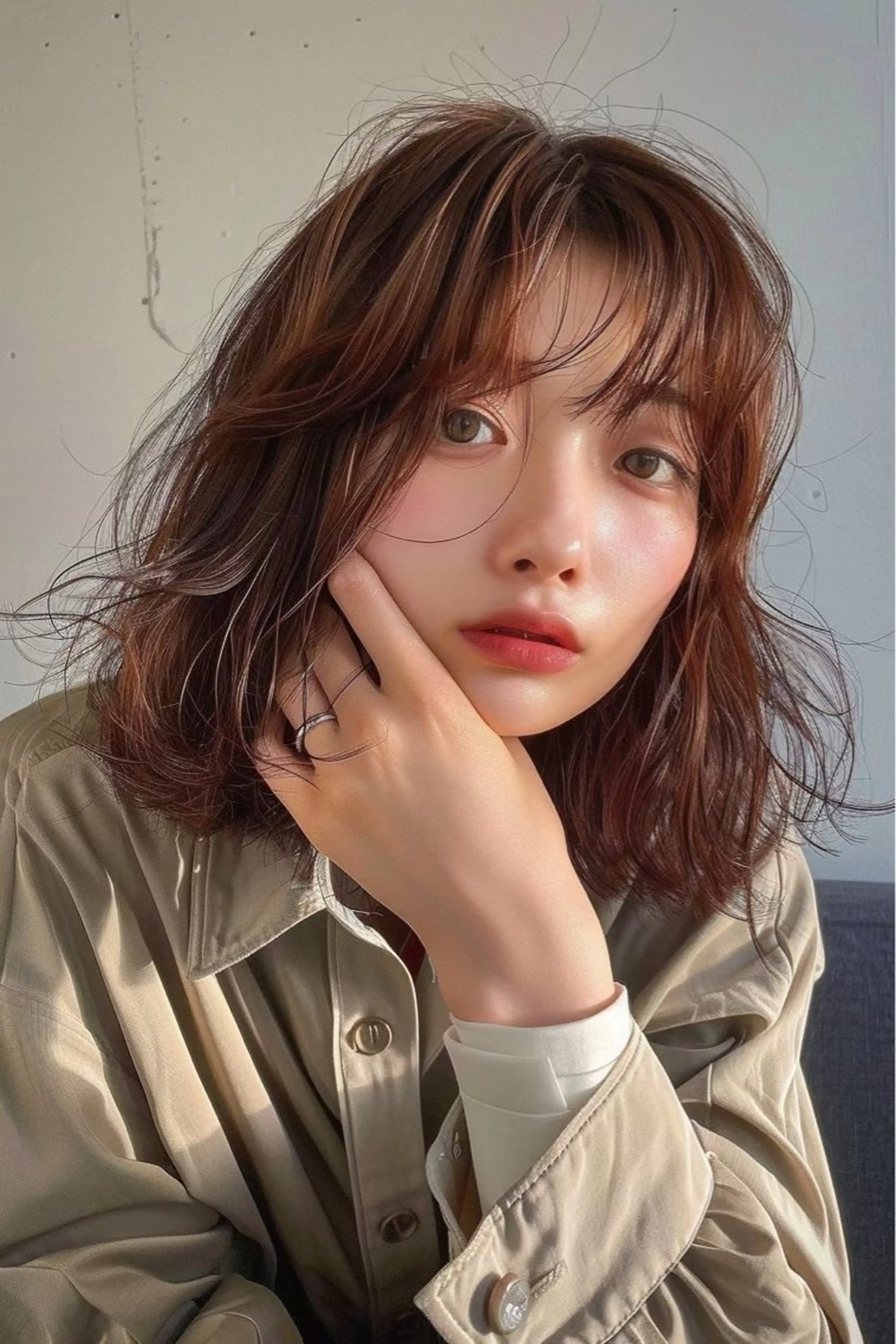 セミロング カラー カット ヘアカラー トリートメント レイヤーカット/ カラー特化/YUTOのヘアスタイル