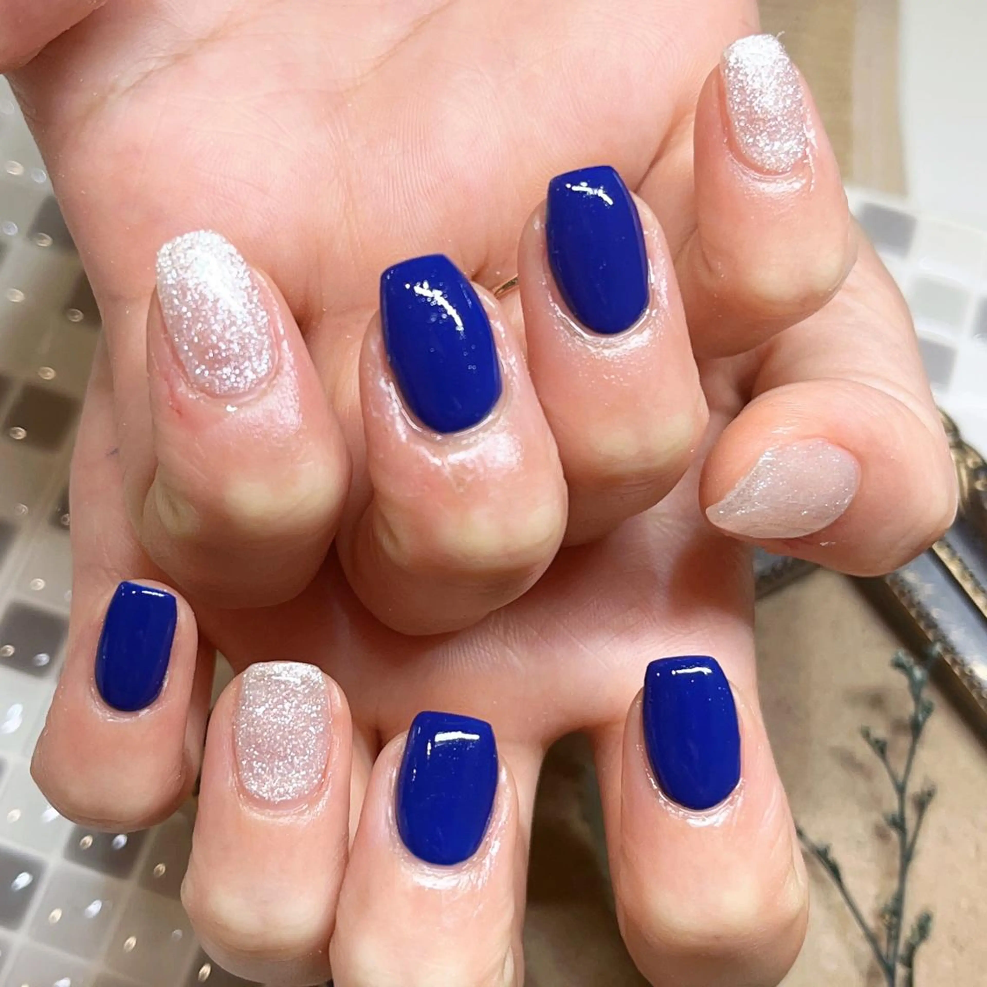 ネイル キラキラネイル ワンカラーネイル nailist yuiのネイルデザイン