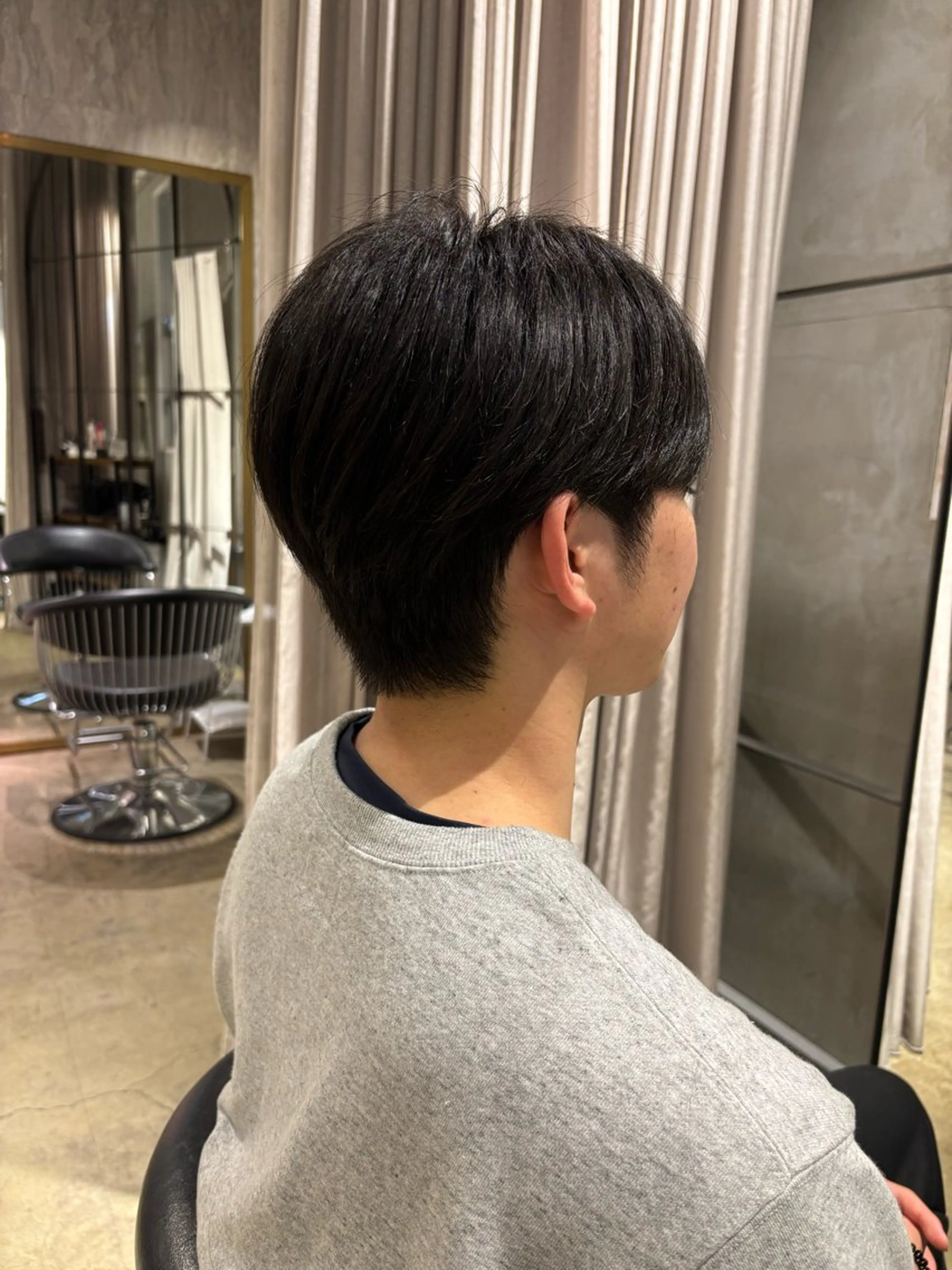 メンズ カット みう/メンズ レイヤー 顔周りのヘアスタイル