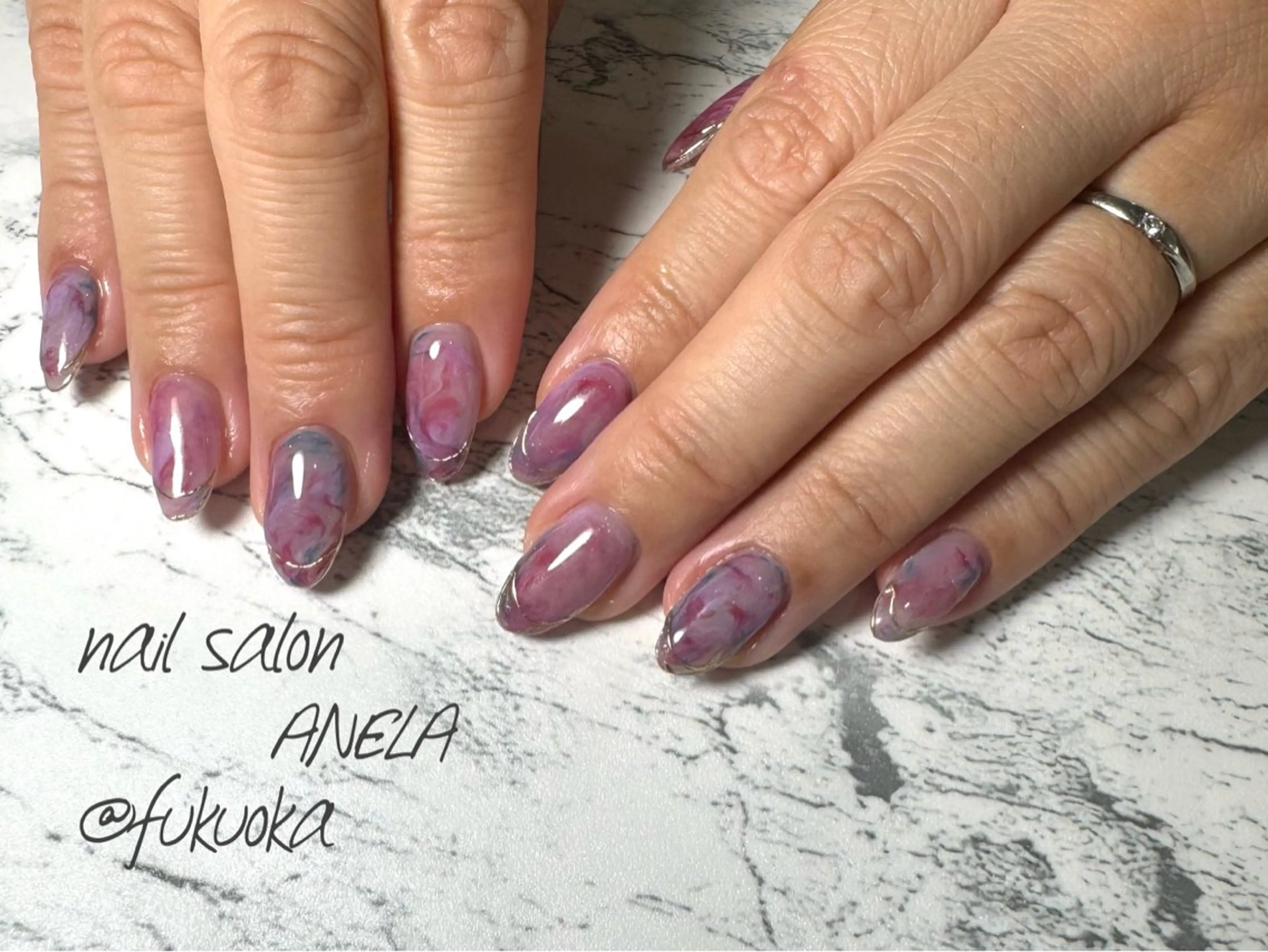 ネイル ニュアンスネイル ハンドネイル nail salon ANELA mayaのネイルデザイン