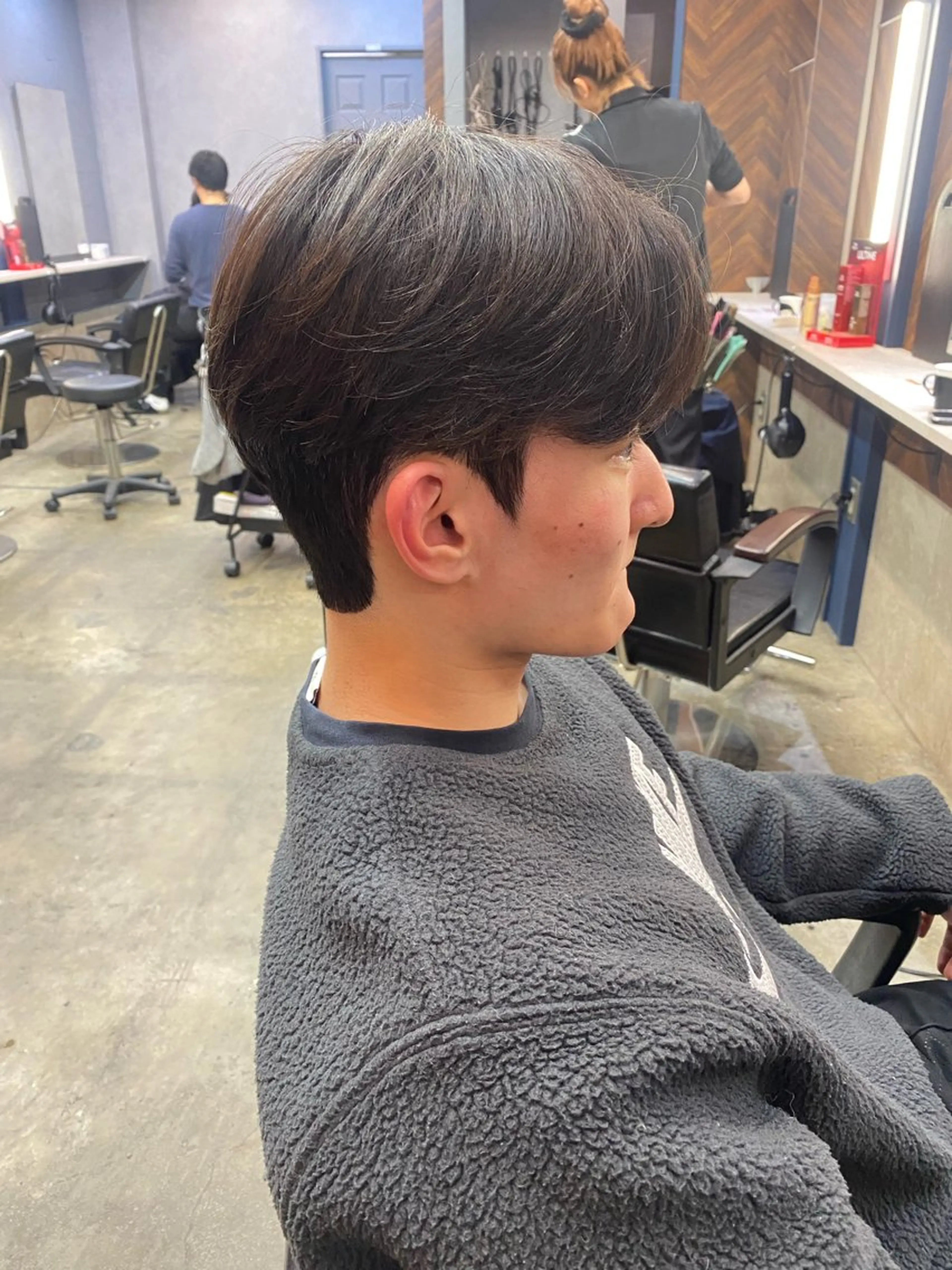 パーマ メンズ ダウンパーマ メンズ韓国風 メンズパーマ ツーブロック カット パーマ PEYP prod ICON所属・パーマ/ケアブリーチ /博多/YOSUKEのヘアスタイル