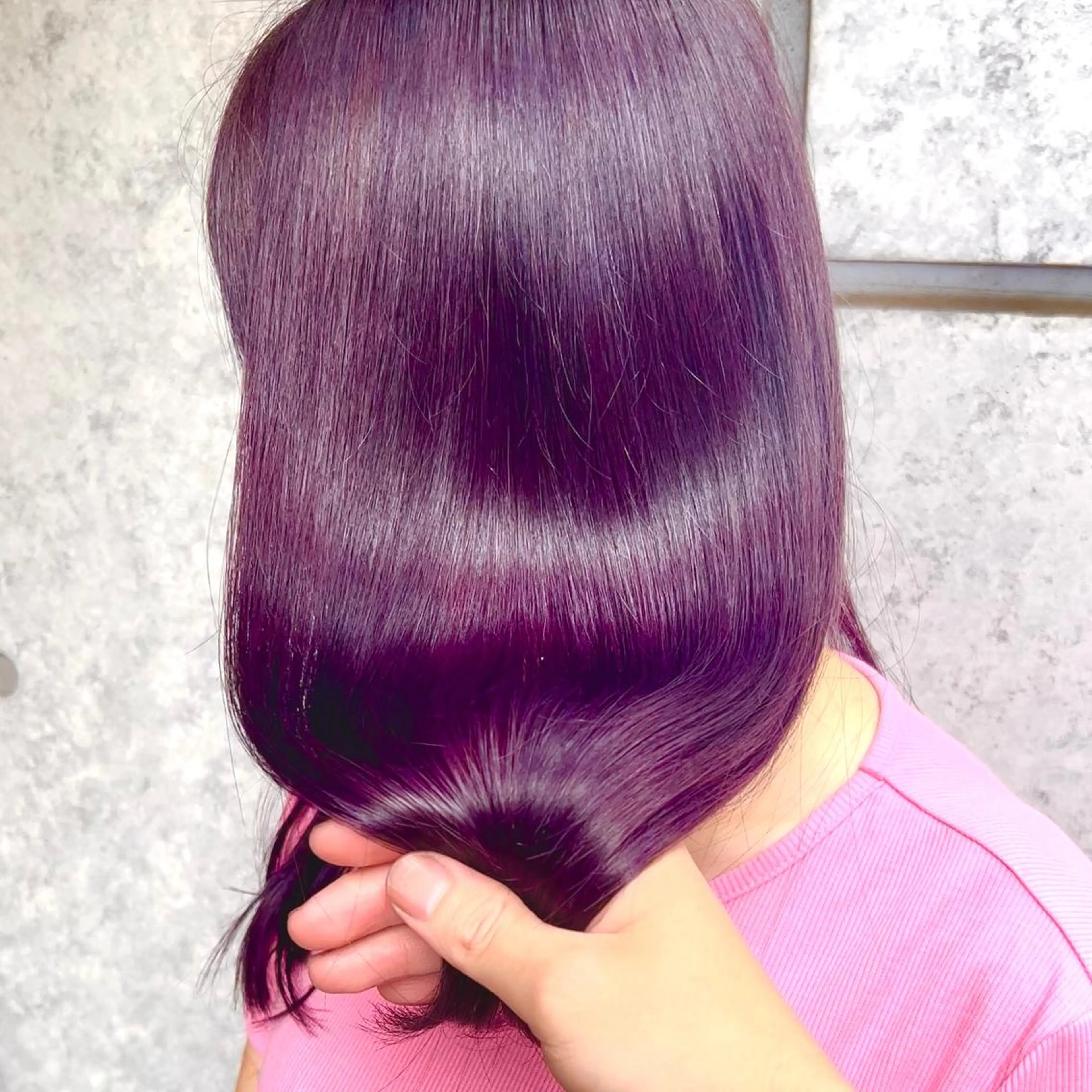 セミロング カラー カット ヘアカラー トリートメント 癖毛救済✂️ボブ /髪質改善ストレートのヘアスタイル