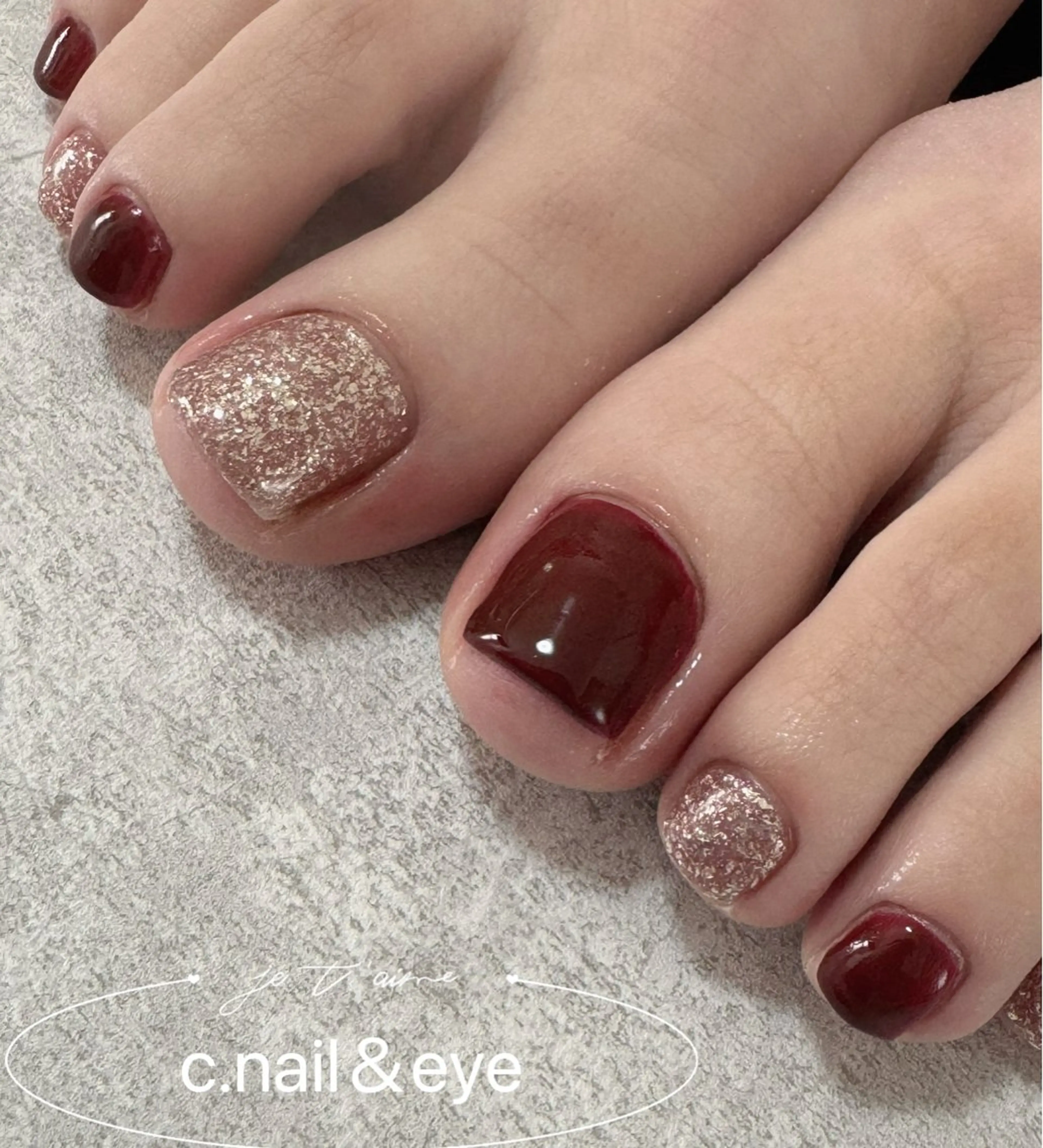 ネイル フットネイル C.Nail&EYE RINAのネイルデザイン