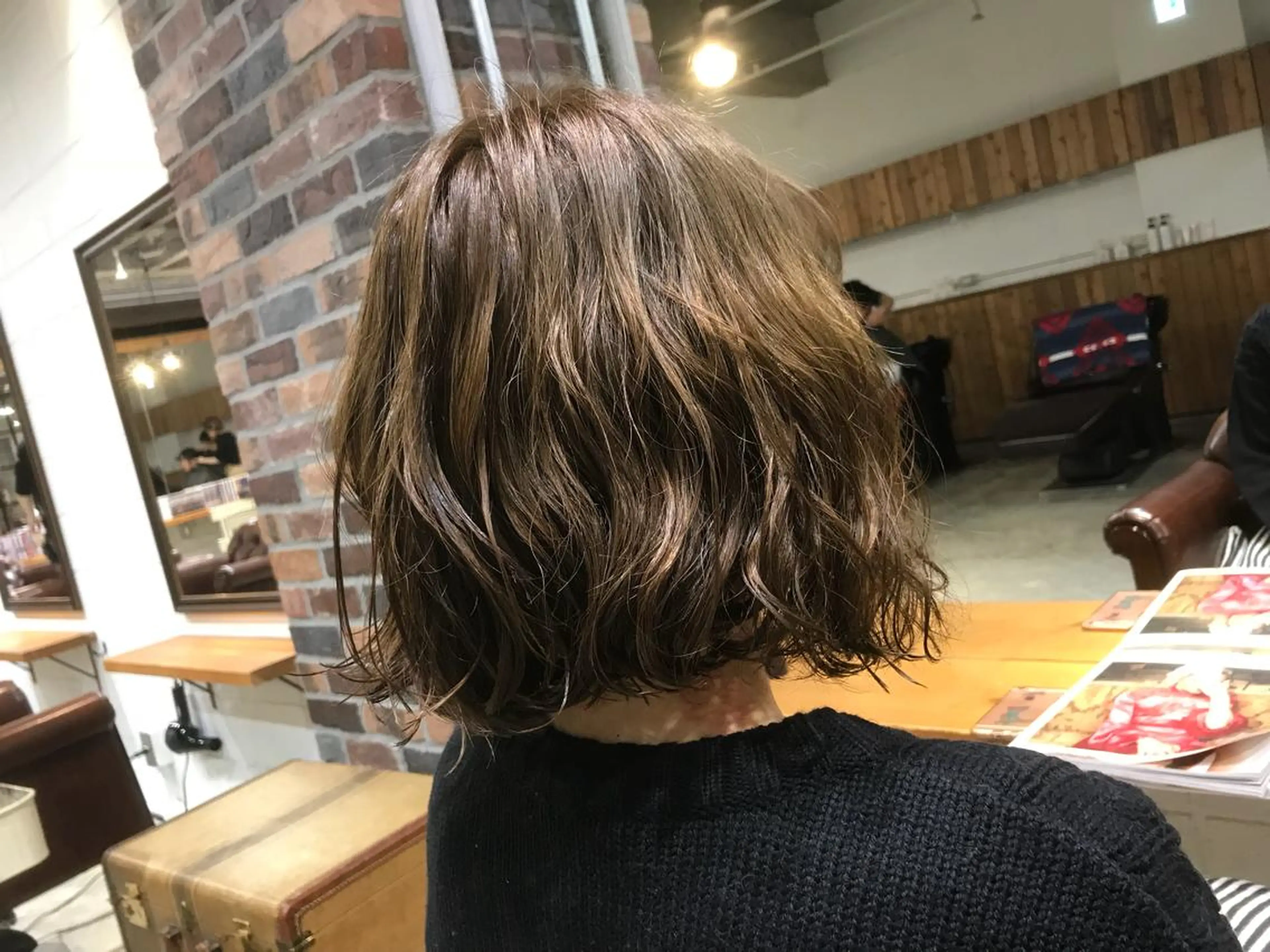 ショート パーマ ボブ 竹嶌 健吾のヘアスタイル