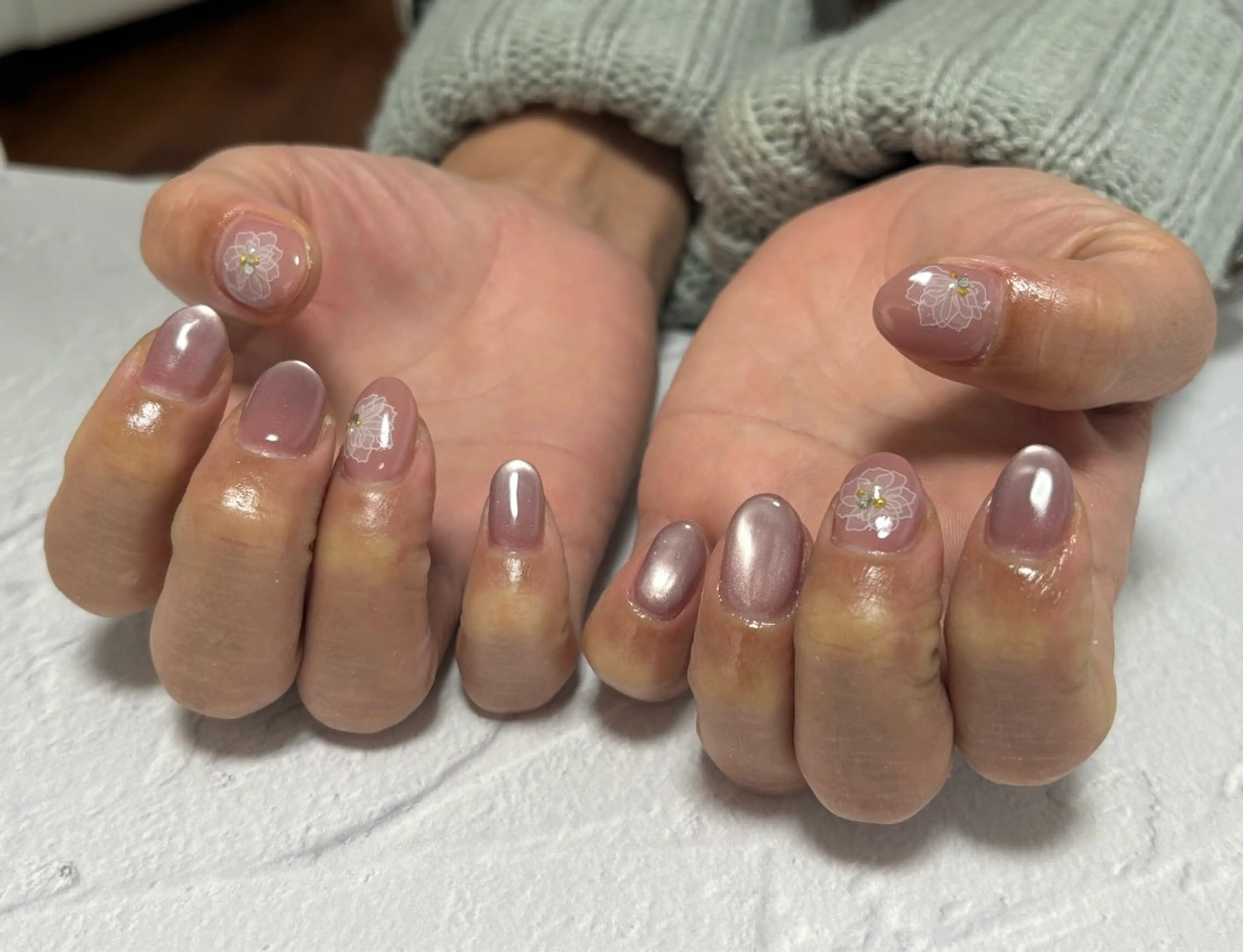 ネイル 愛川町 あんすりうむのネイルデザイン